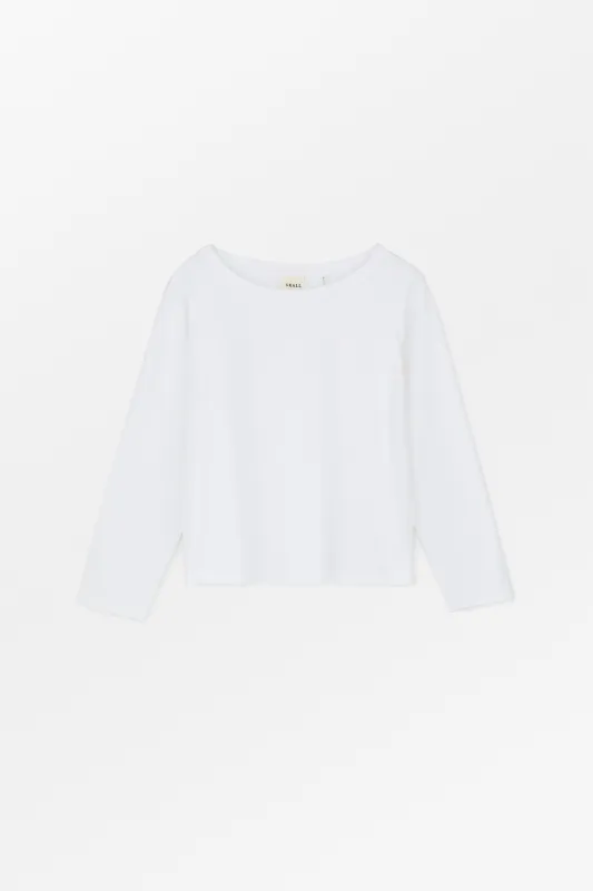 Loui oversized blouse - Optic white sold by Skall Studio