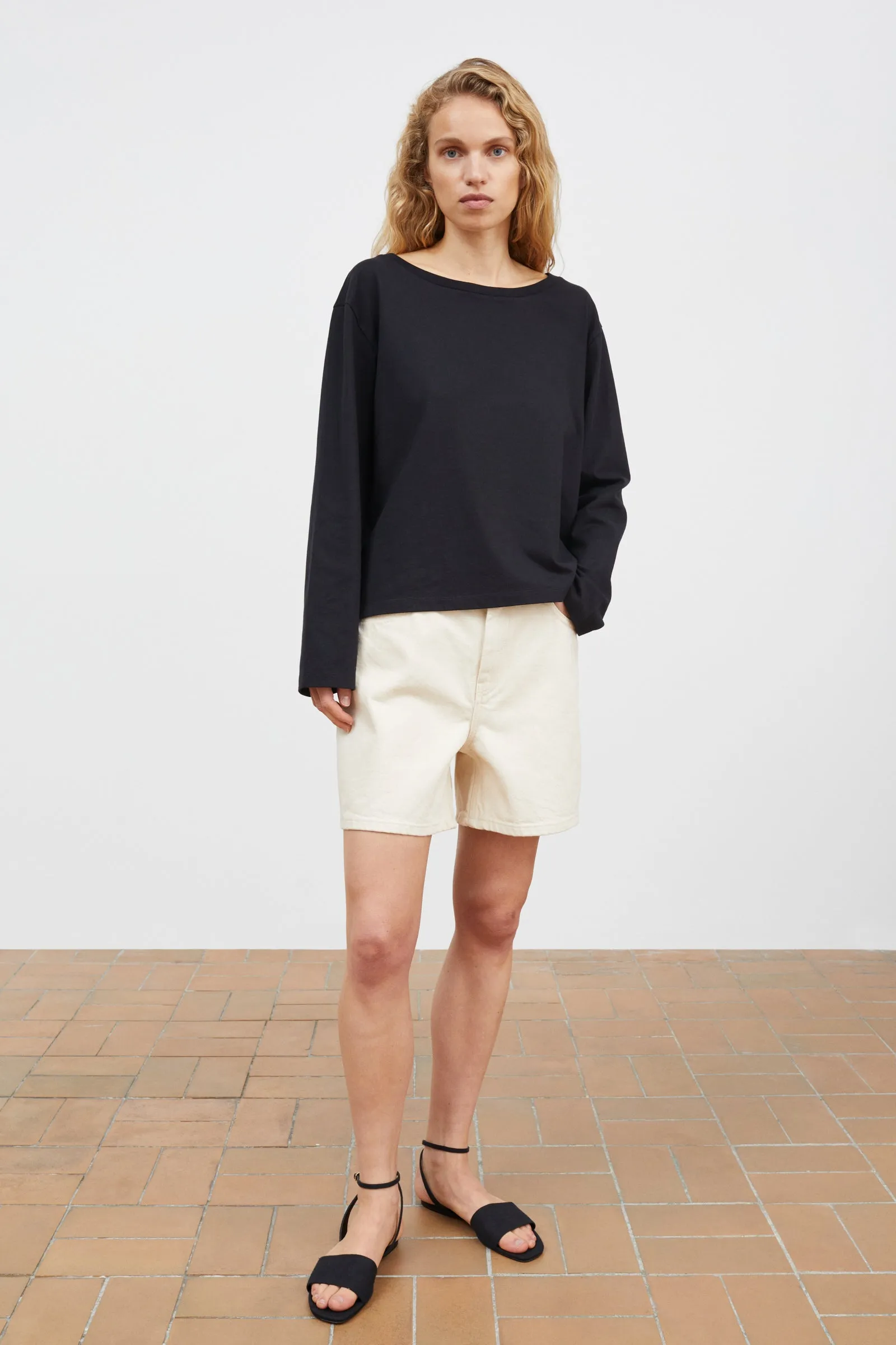 Loui oversized blouse - Black sold by Skall Studio product image thumbnail 2