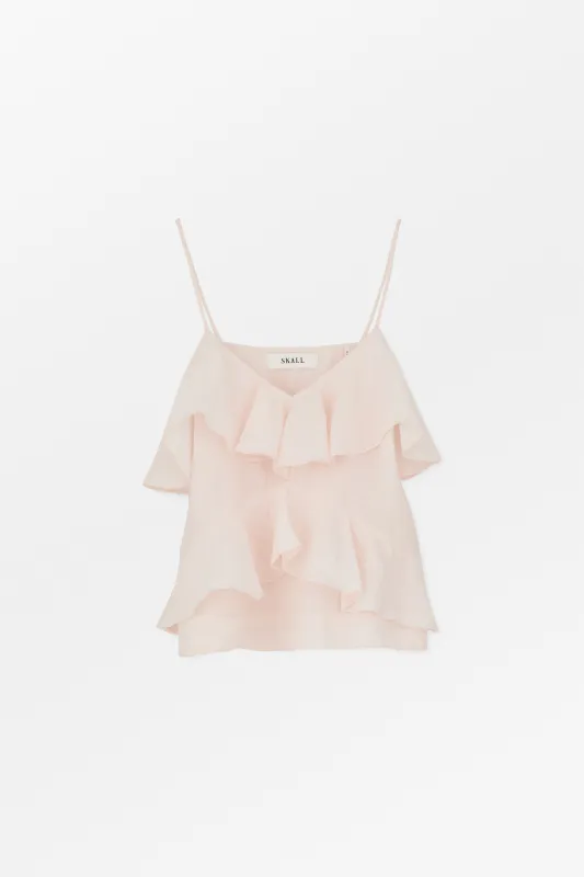 Benedicte top - Pale pink made by Skall Studio
