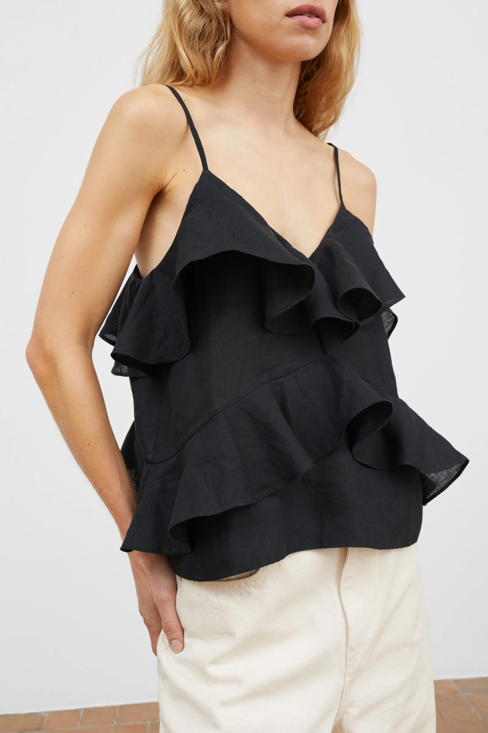 Benedicte top - Black sold by Skall Studio product image thumbnail 2
