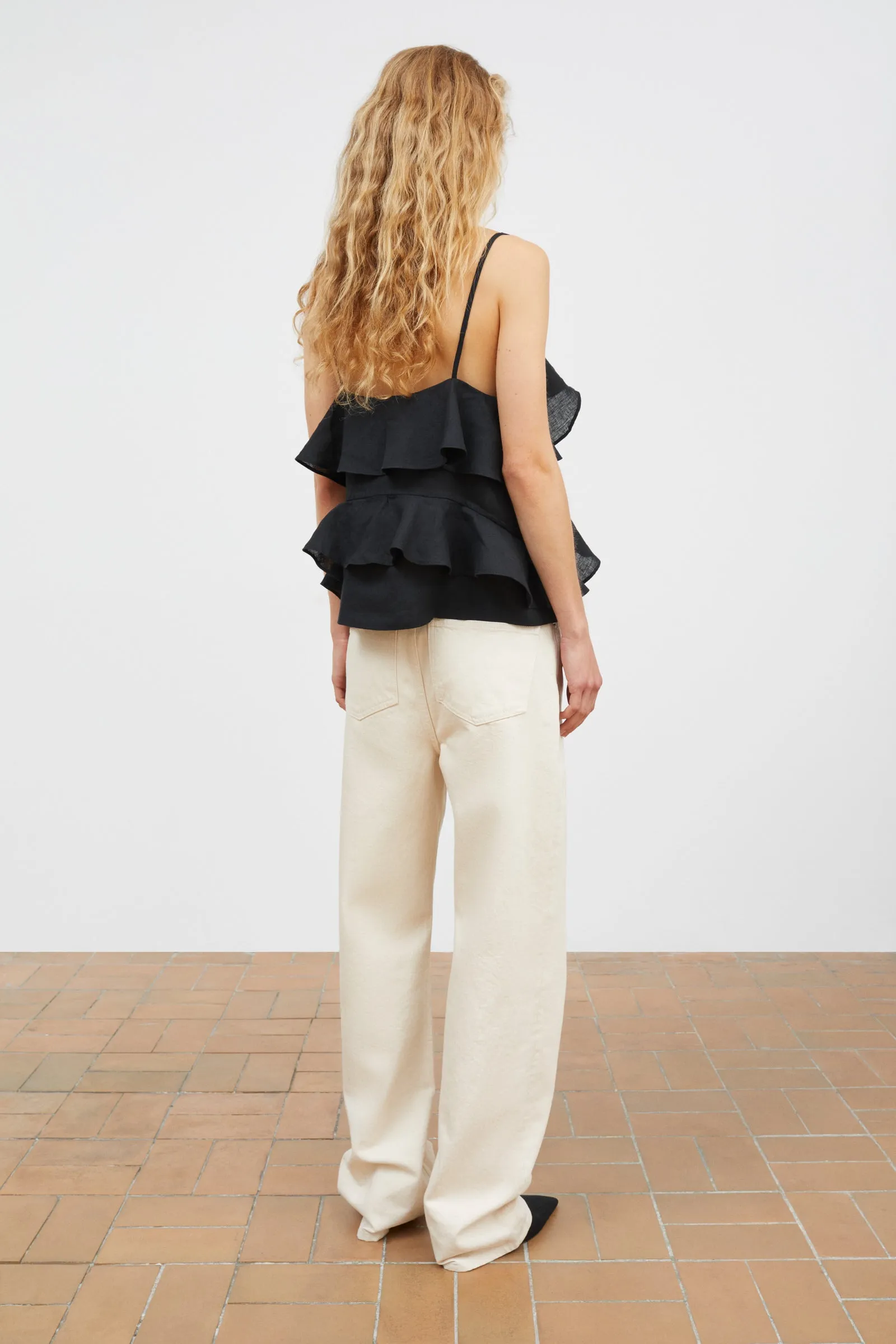 Benedicte top - Black sold by Skall Studio product image thumbnail 4