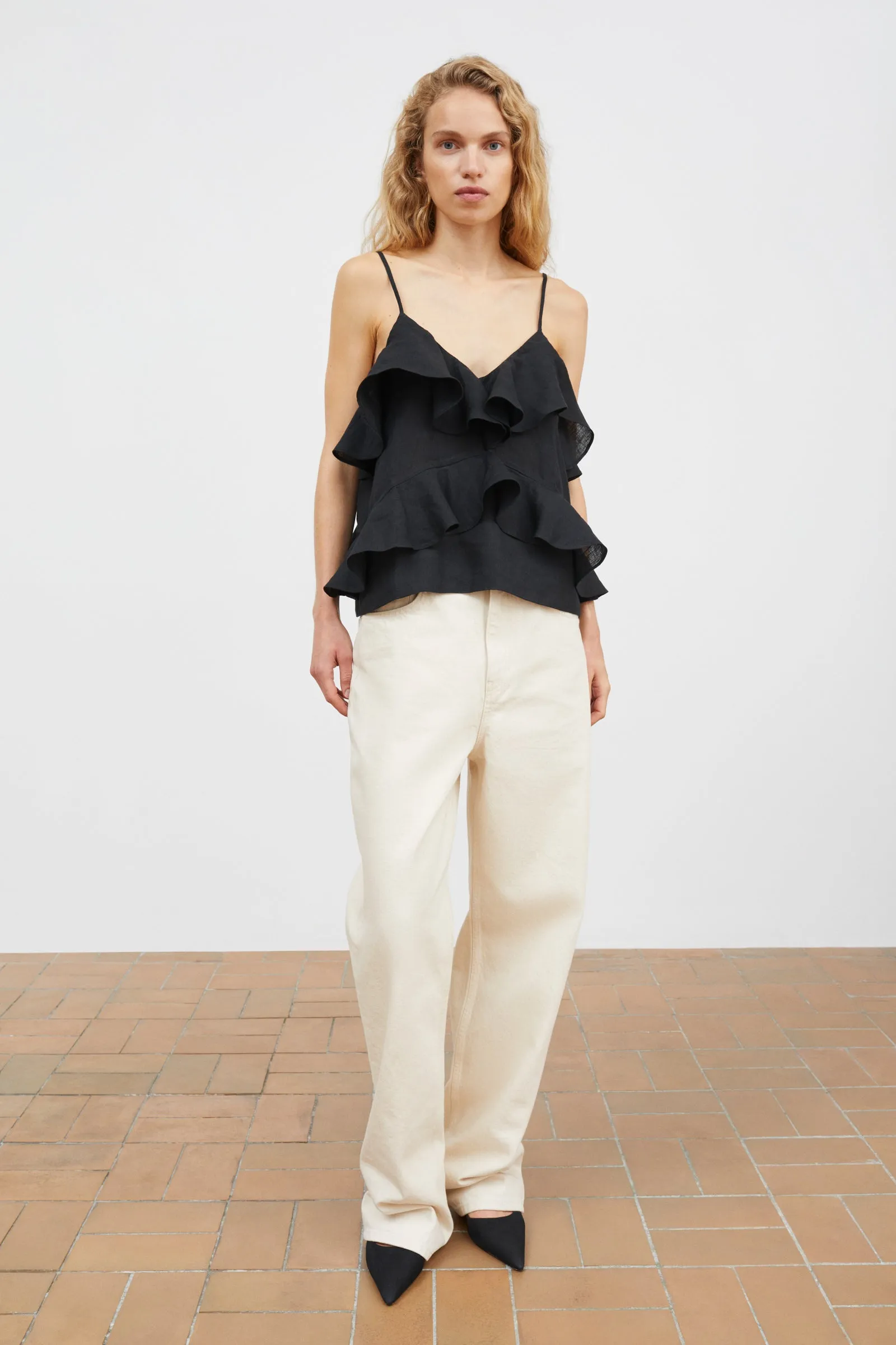 Benedicte top - Black sold by Skall Studio product image thumbnail 3
