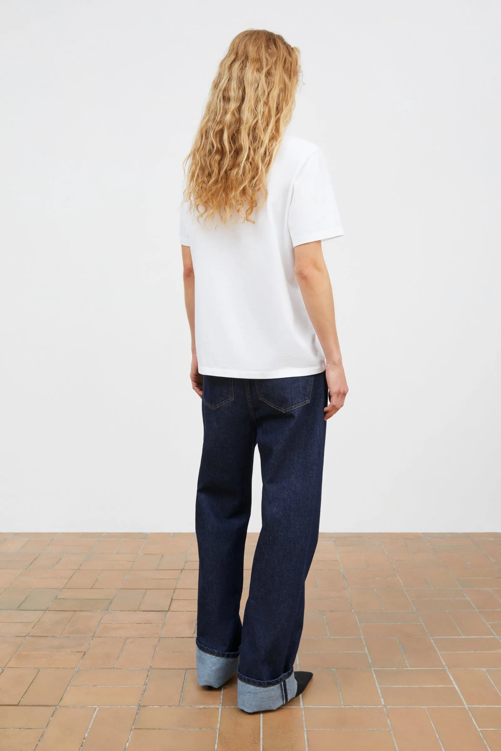 Loui regular tee - Optic white sold by Skall Studio product image thumbnail 4