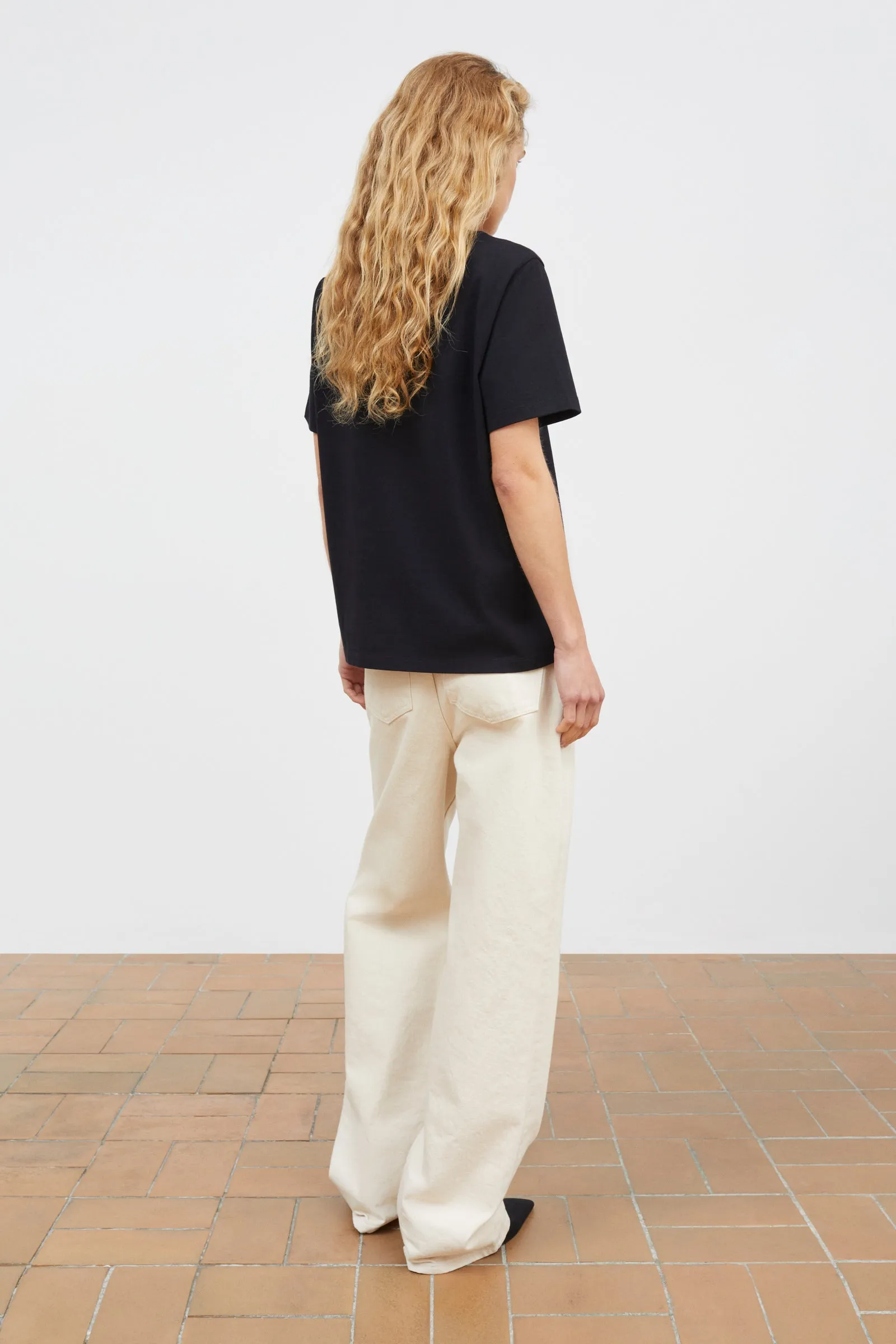 Loui regular tee - Black sold by Skall Studio product image thumbnail 4