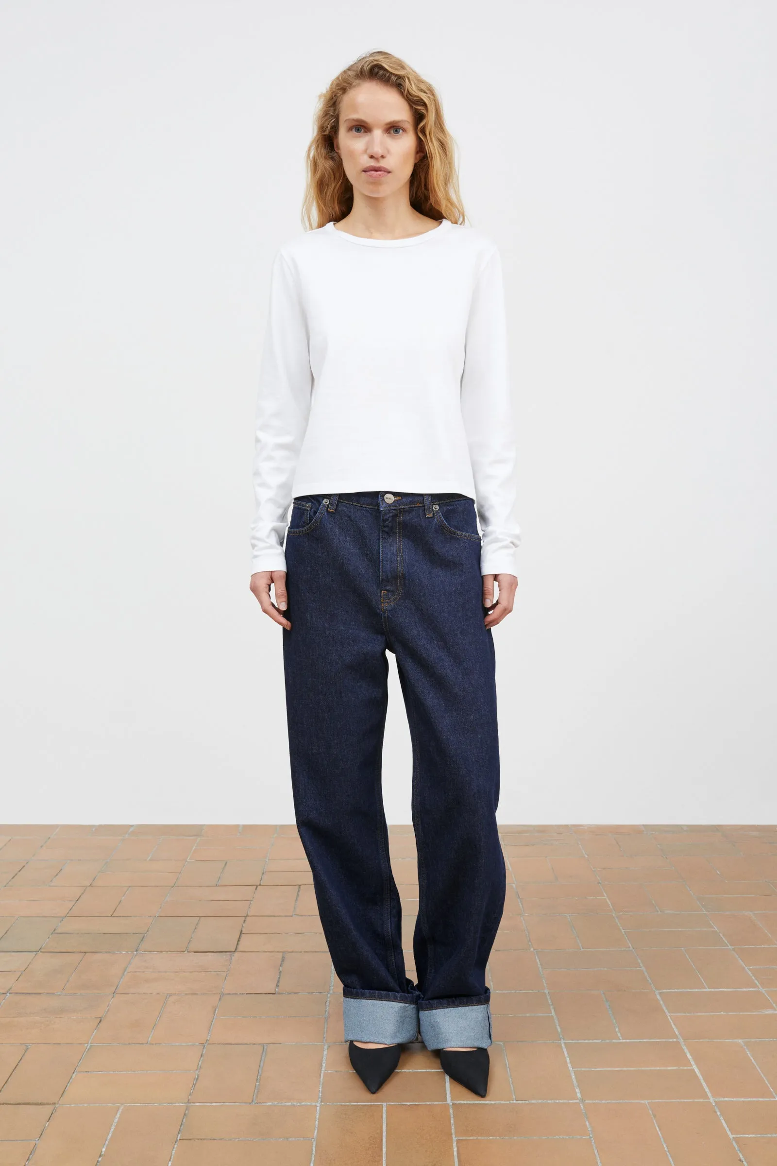 Loui blouse - Optic white sold by Skall Studio product image thumbnail 3