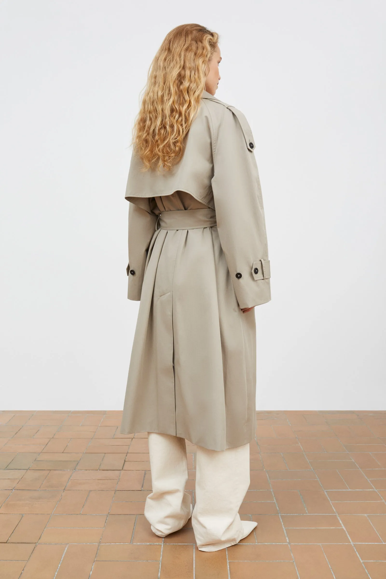 Mahsa trenchcoat - Stone moss sold by Skall Studio product image thumbnail 4