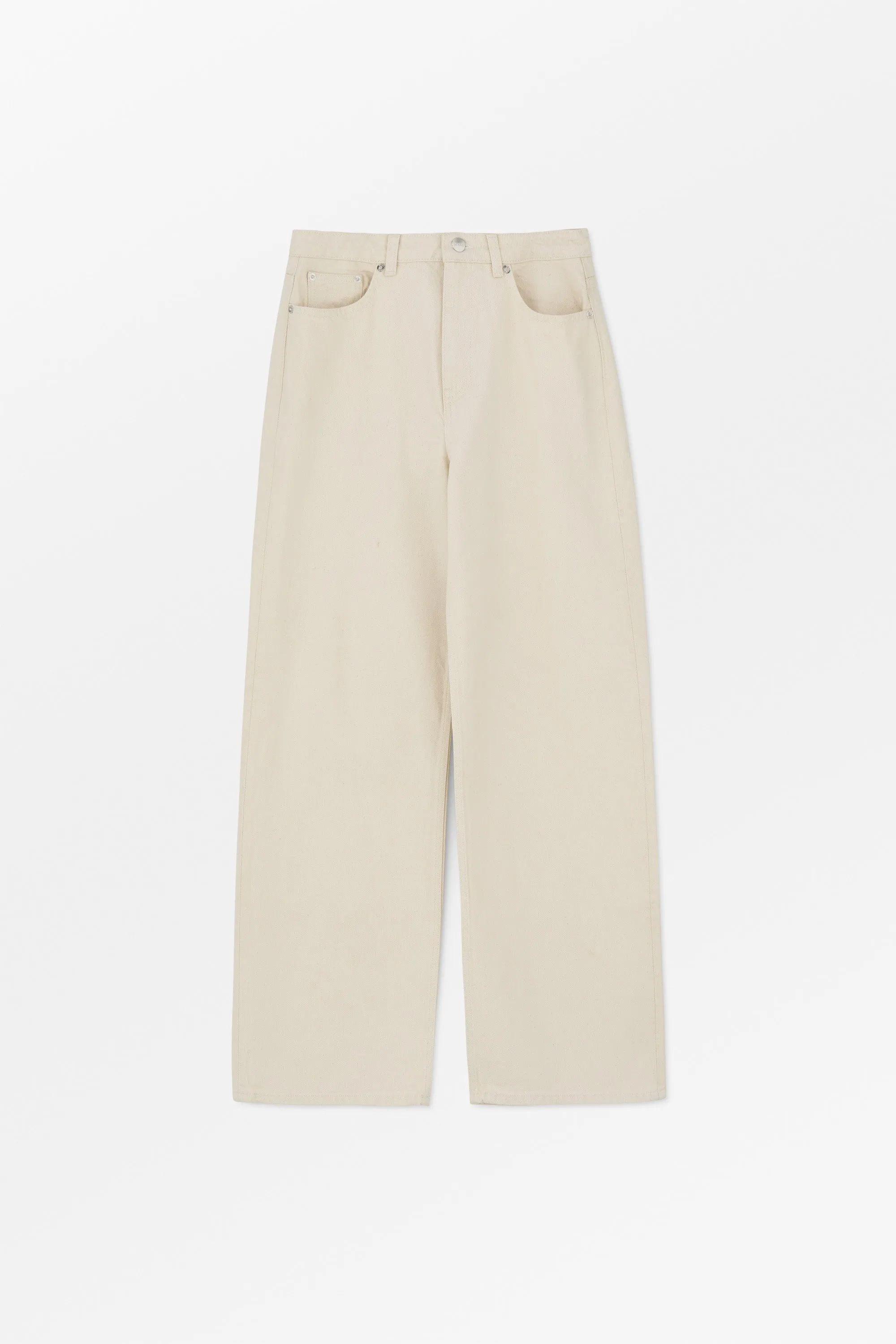 Willow wide jeans - Ecru sold by Skall Studio