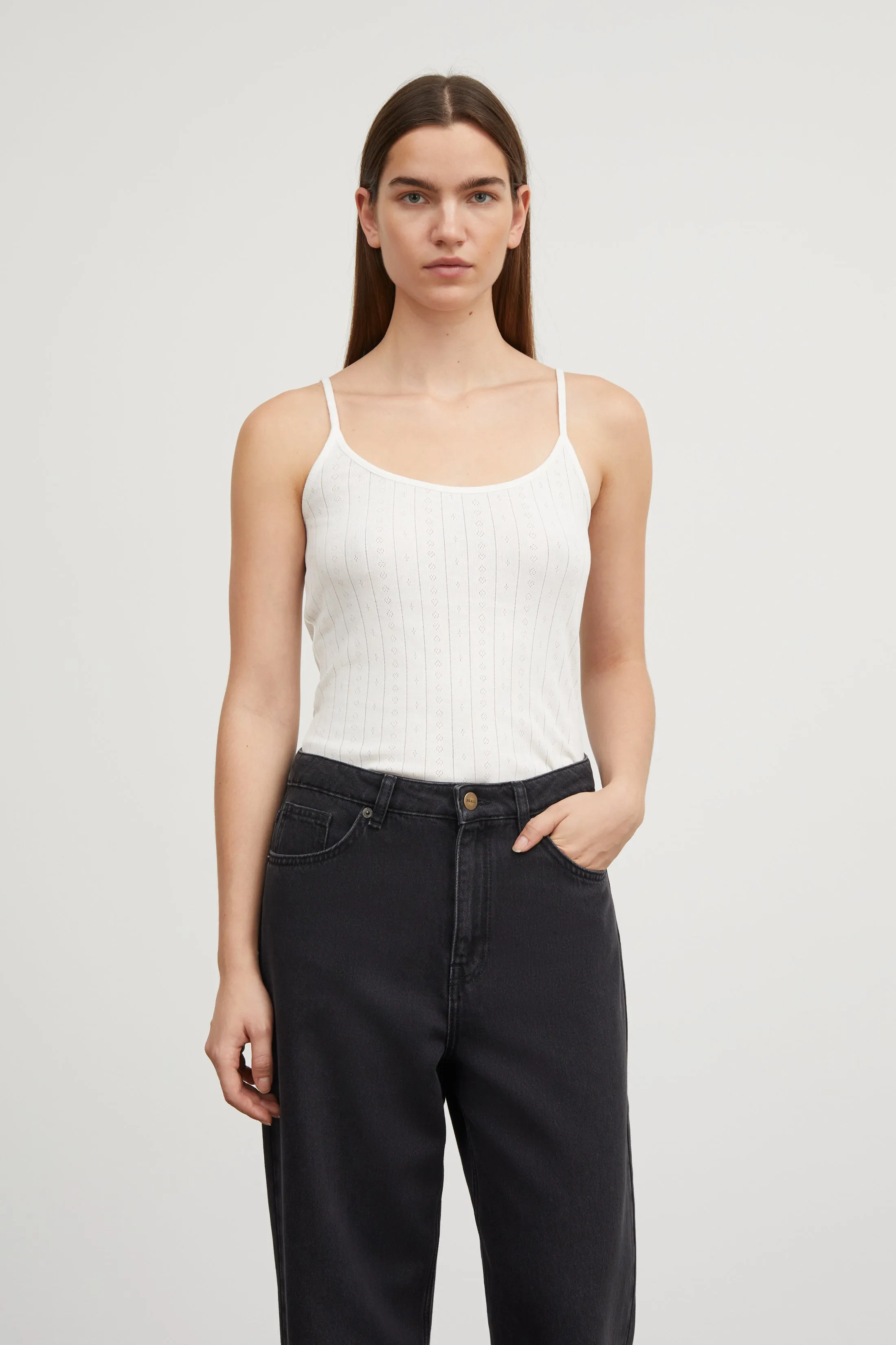 Edie cami top - Off white sold by Skall Studio product image thumbnail 2