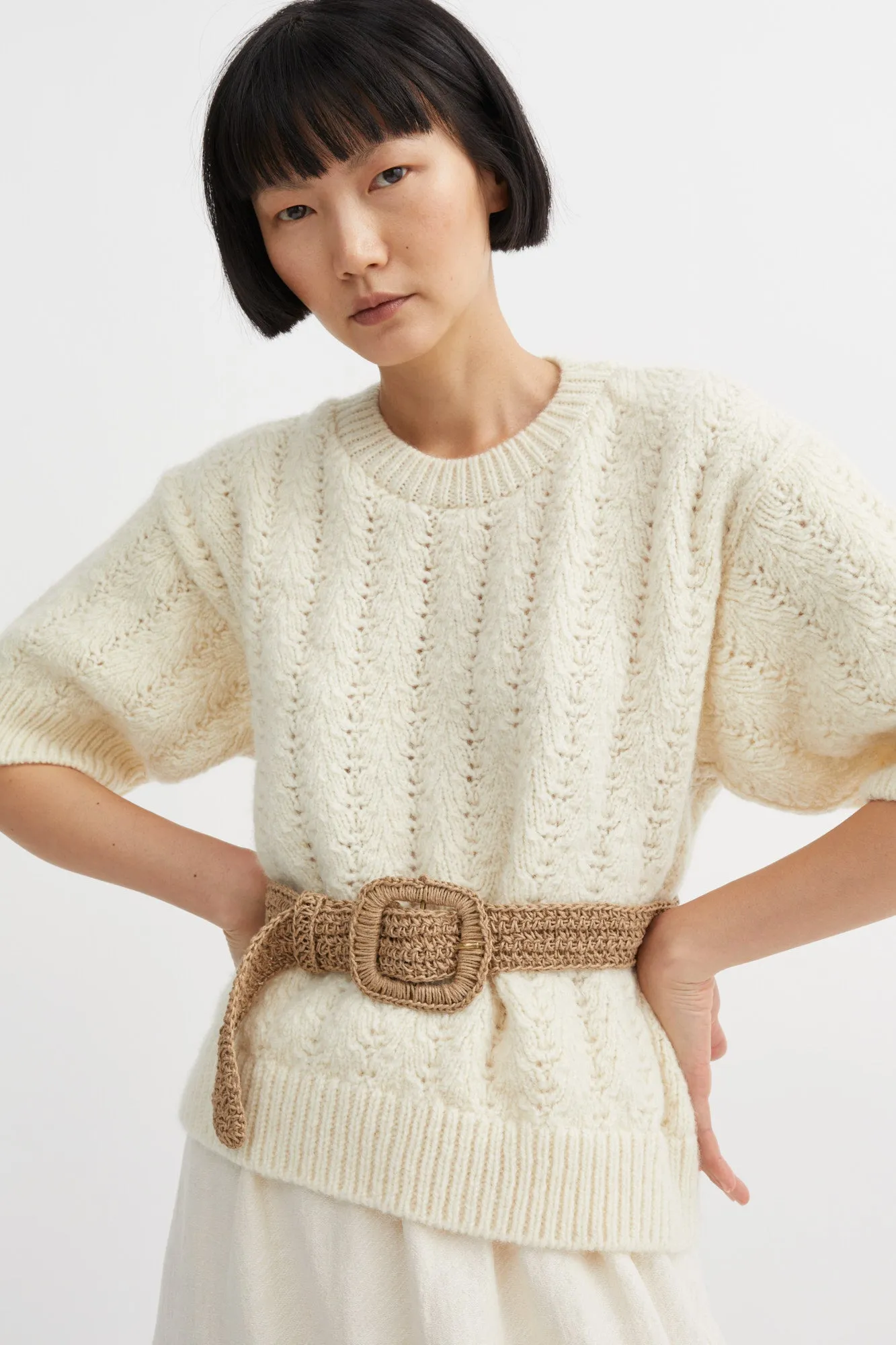 Laurine tee - Off white sold by Skall Studio product image thumbnail 2