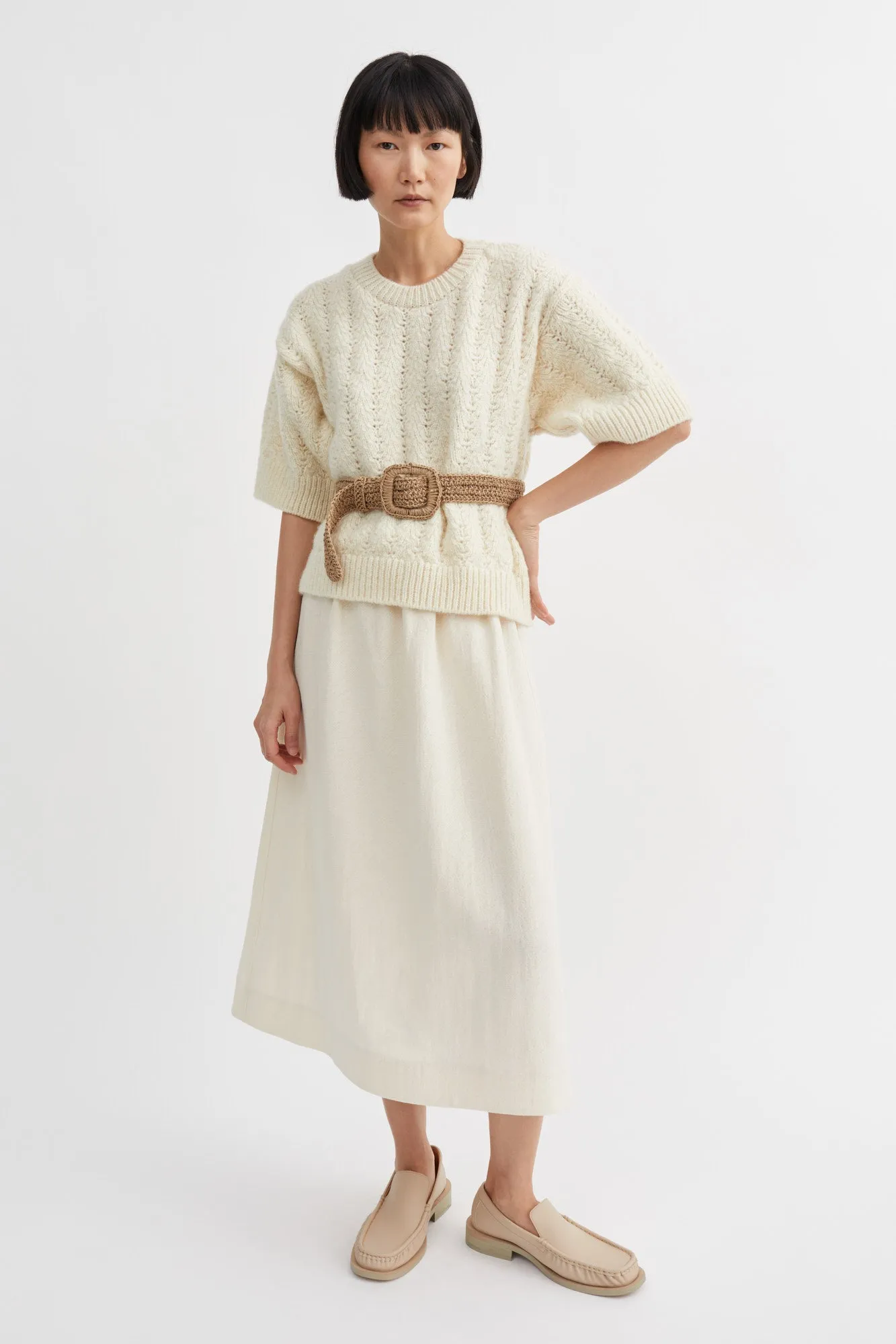 Laurine tee - Off white sold by Skall Studio product image thumbnail 3