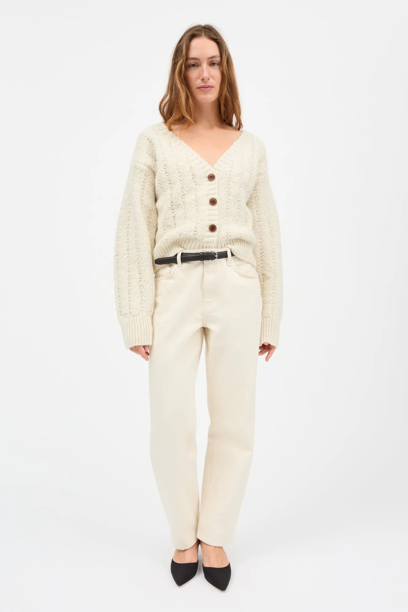 Laurine cardigan - Off white sold by Skall Studio product image thumbnail 3