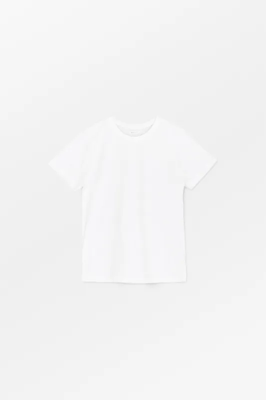 Andy tee - Optic white made by Skall Studio