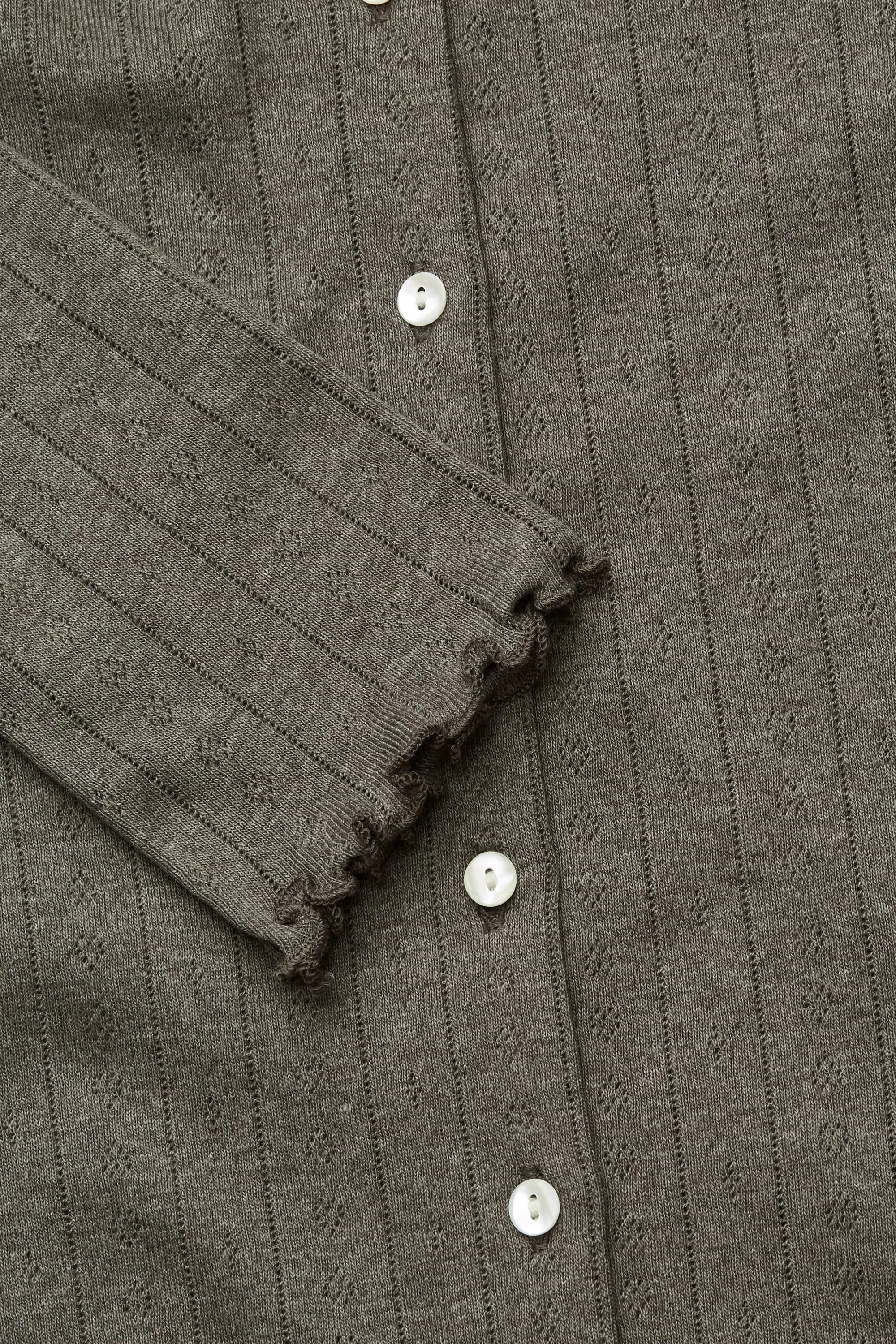 Edie cardigan - Brown mélange sold by Skall Studio product image thumbnail 5