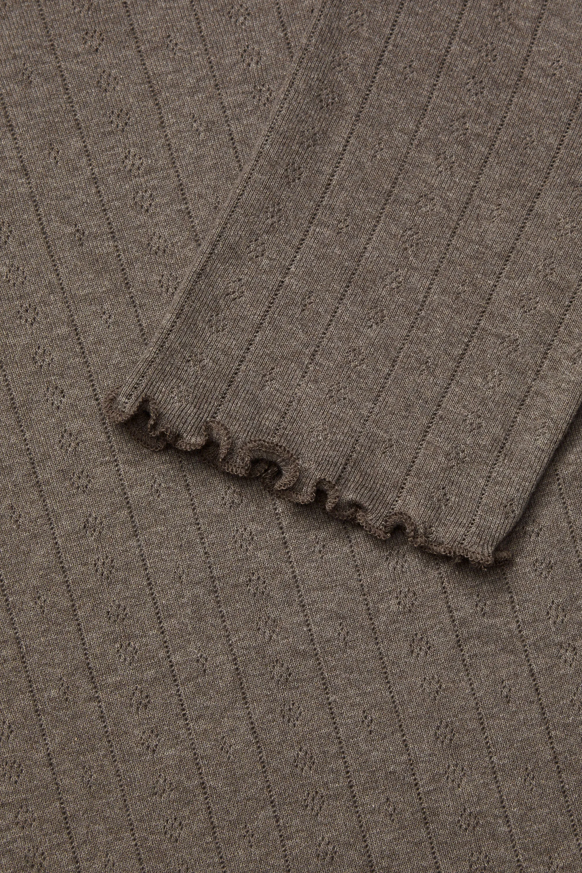 Edie tee - Brown mélange sold by Skall Studio product image thumbnail 5