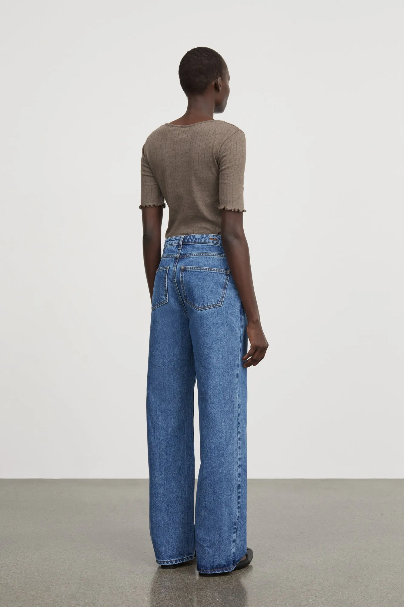 Edie tee - Brown mélange sold by Skall Studio product image thumbnail 4