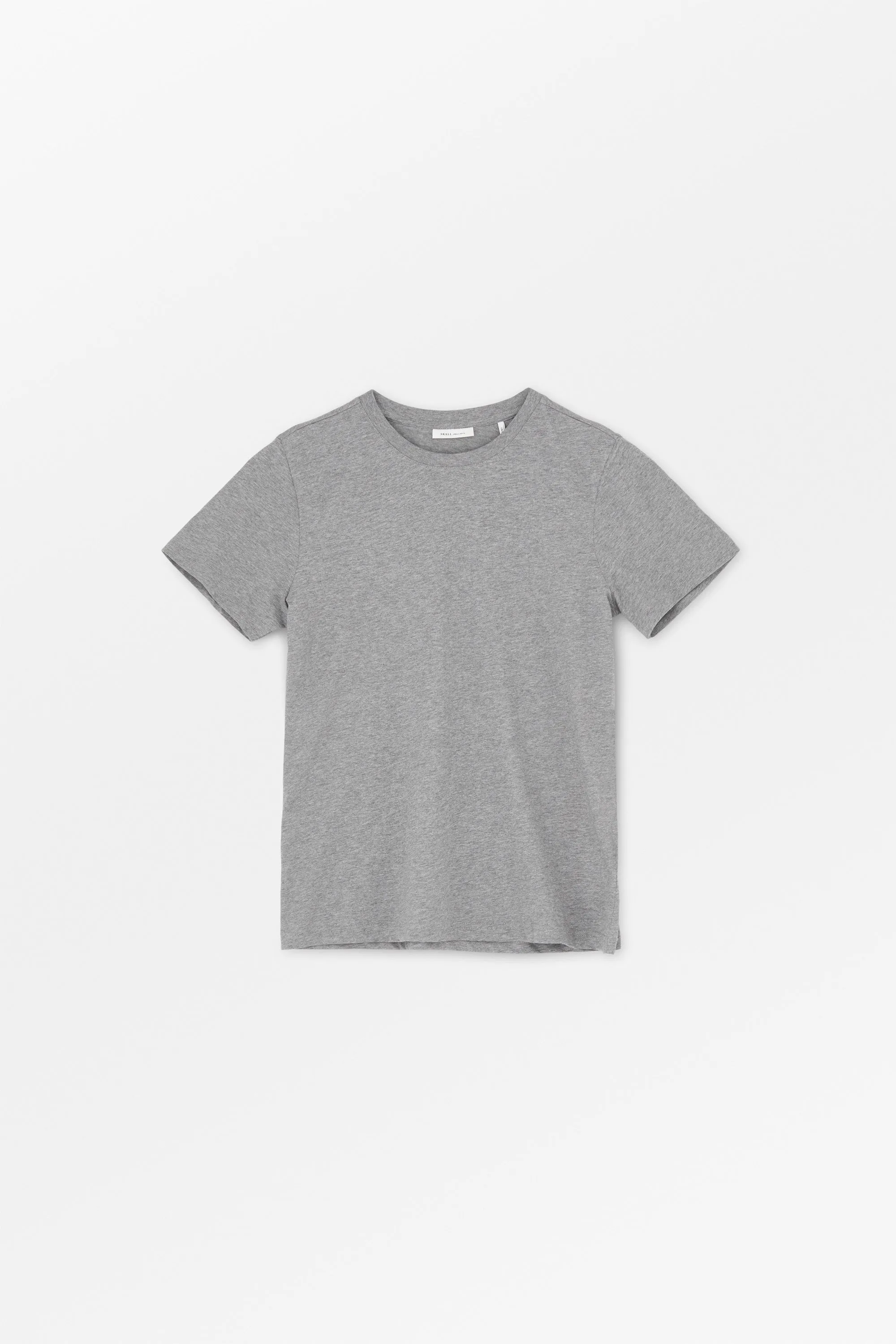 Andy tee - Mid grey mélange sold by Skall Studio