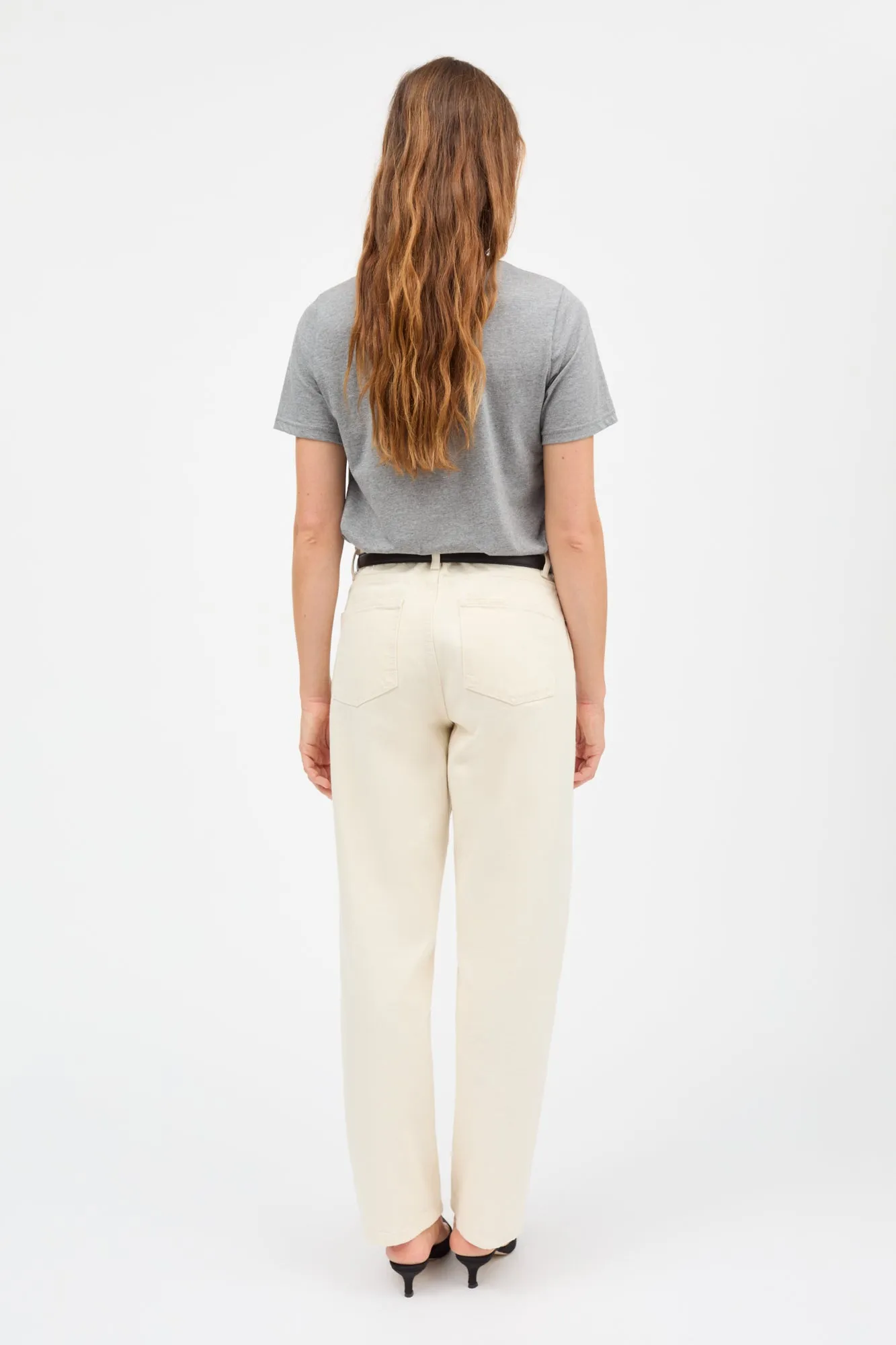 Andy tee - Mid grey mélange sold by Skall Studio product image thumbnail 4