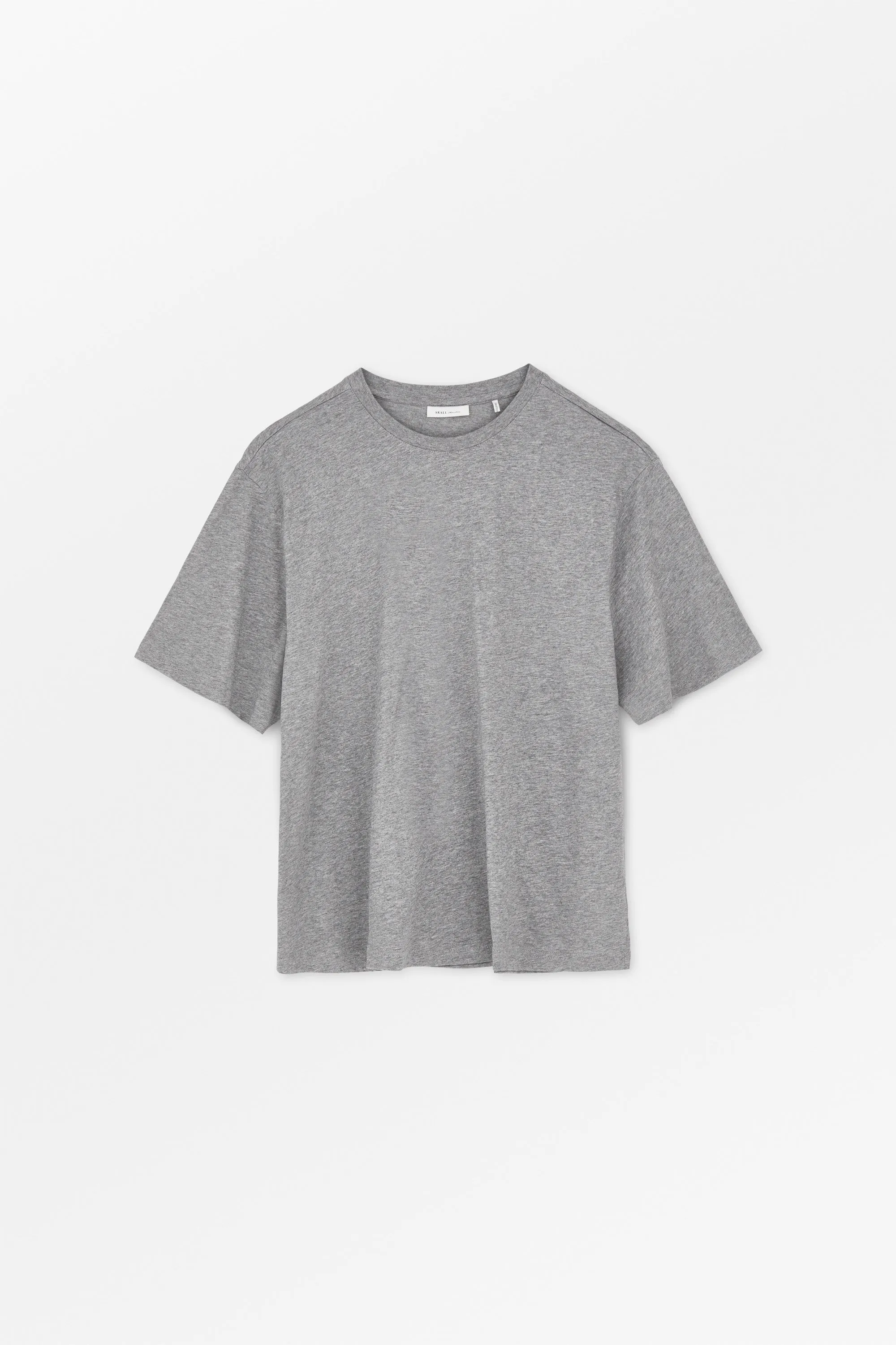 Andy oversize tee - Mid grey mélange sold by Skall Studio