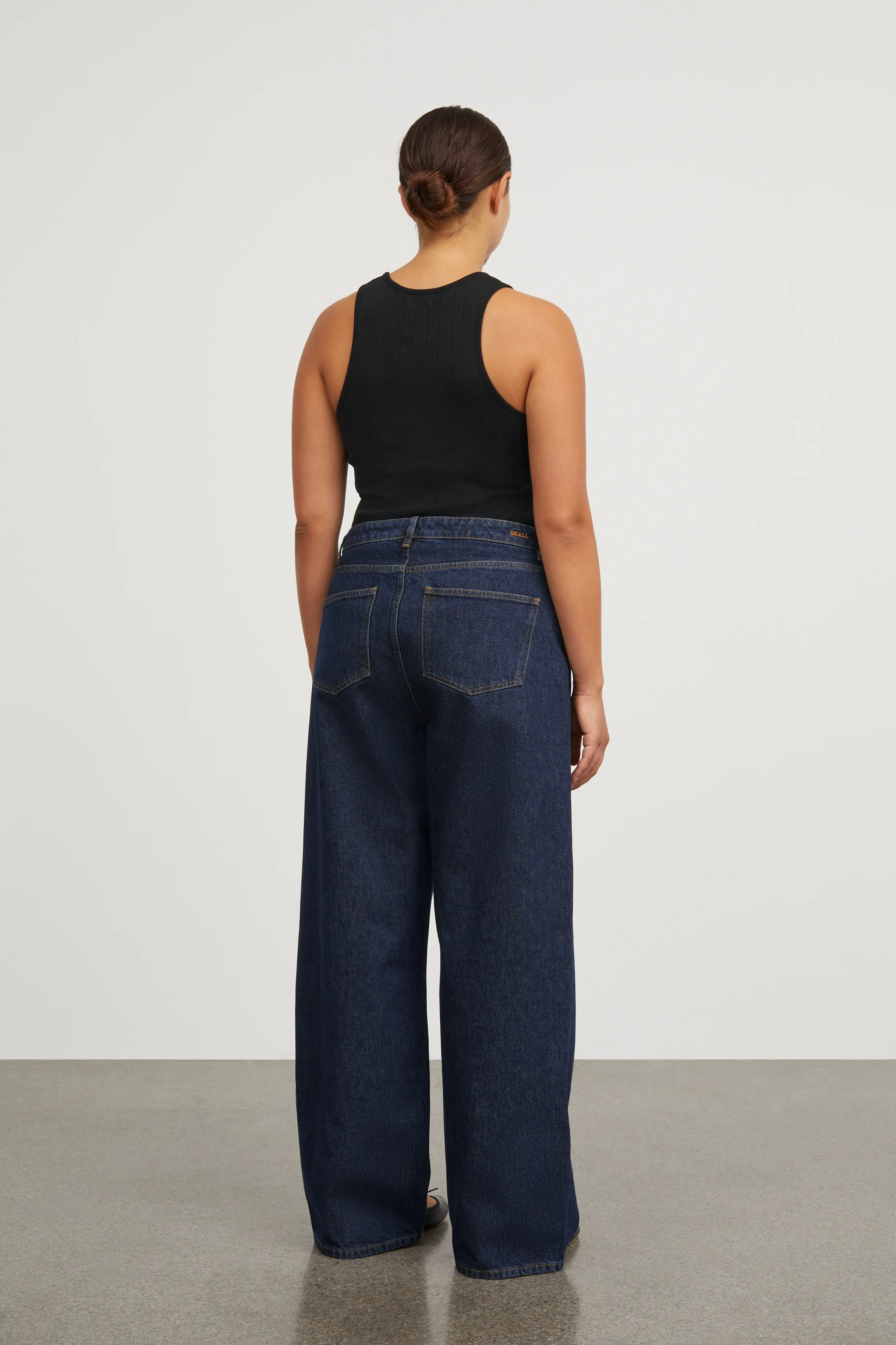 Willow wide jeans - Indigo blue sold by Skall Studio product image thumbnail 4