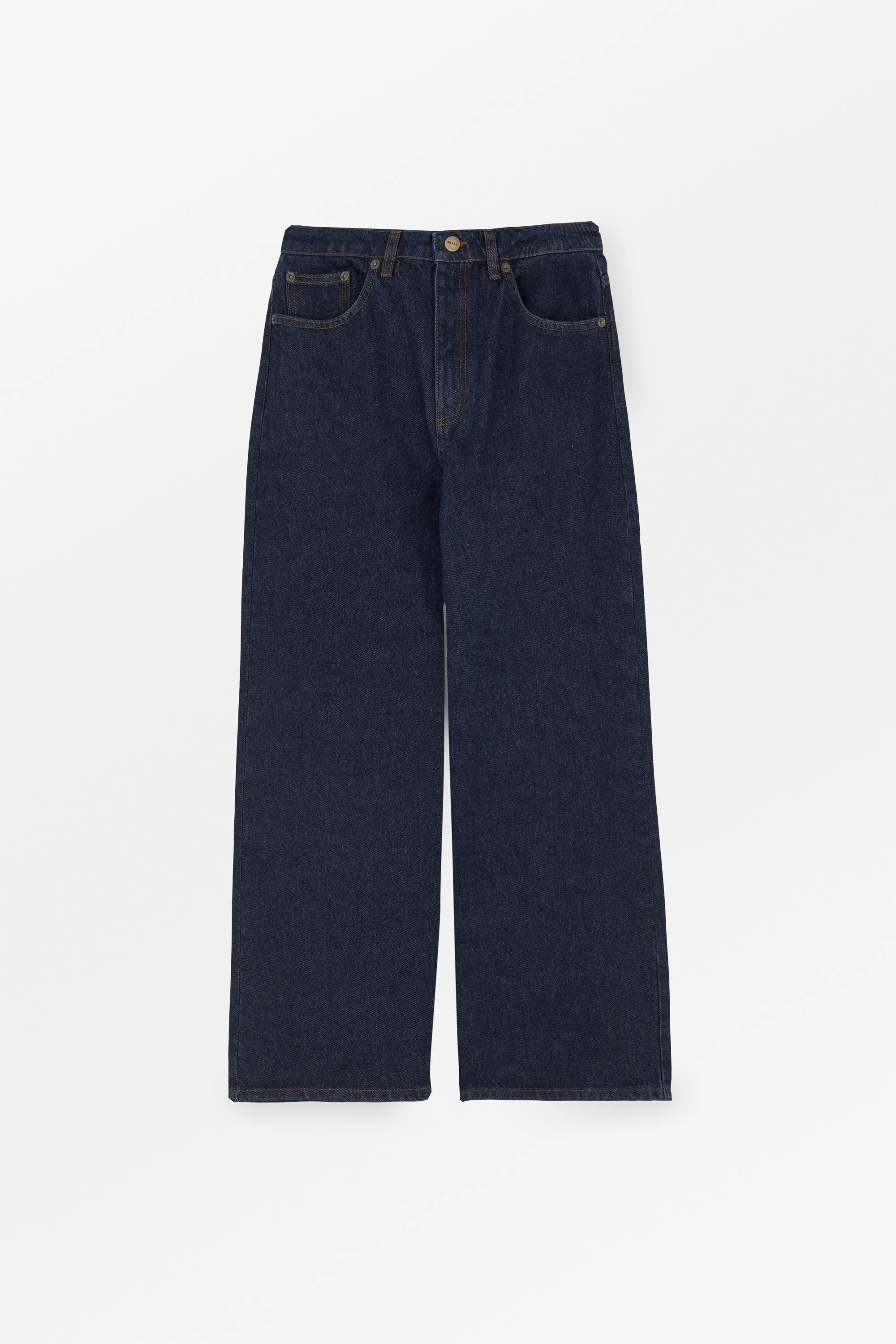 Willow wide jeans - Indigo blue sold by Skall Studio