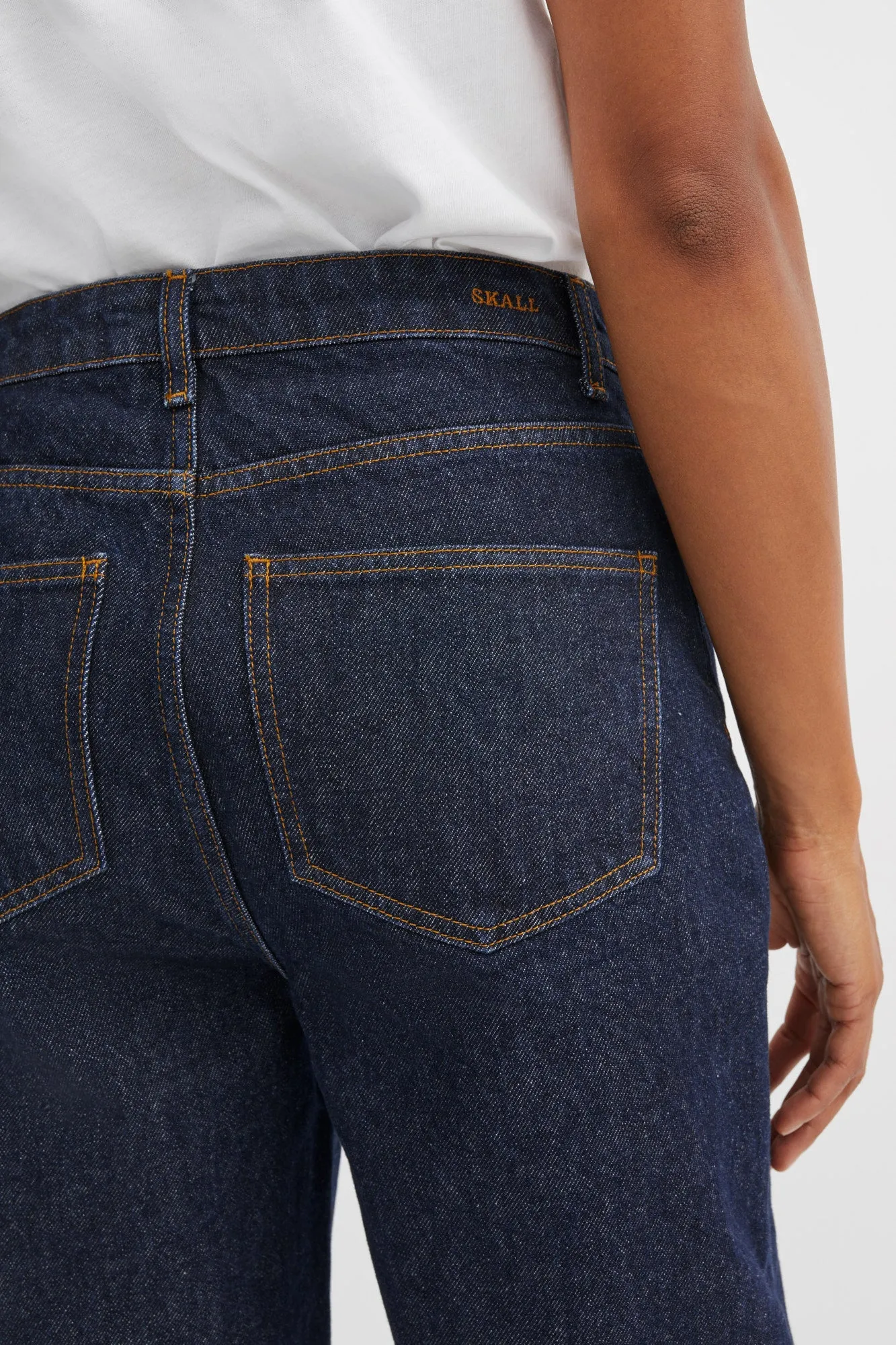 Maddy straight jeans - Indigo blue sold by Skall Studio product image thumbnail 3