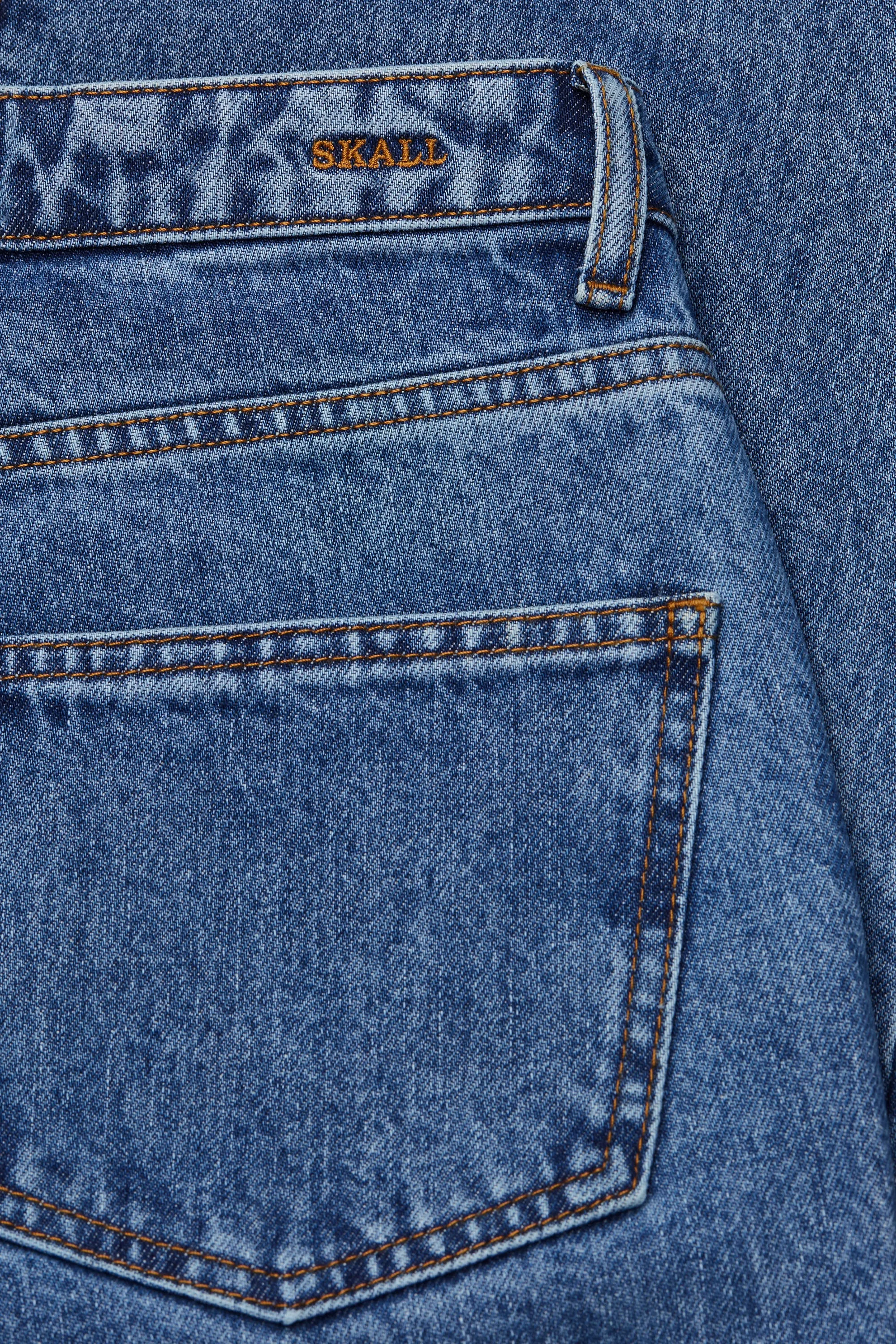 Maddy straight jeans - Mid blue sold by Skall Studio product image thumbnail 5