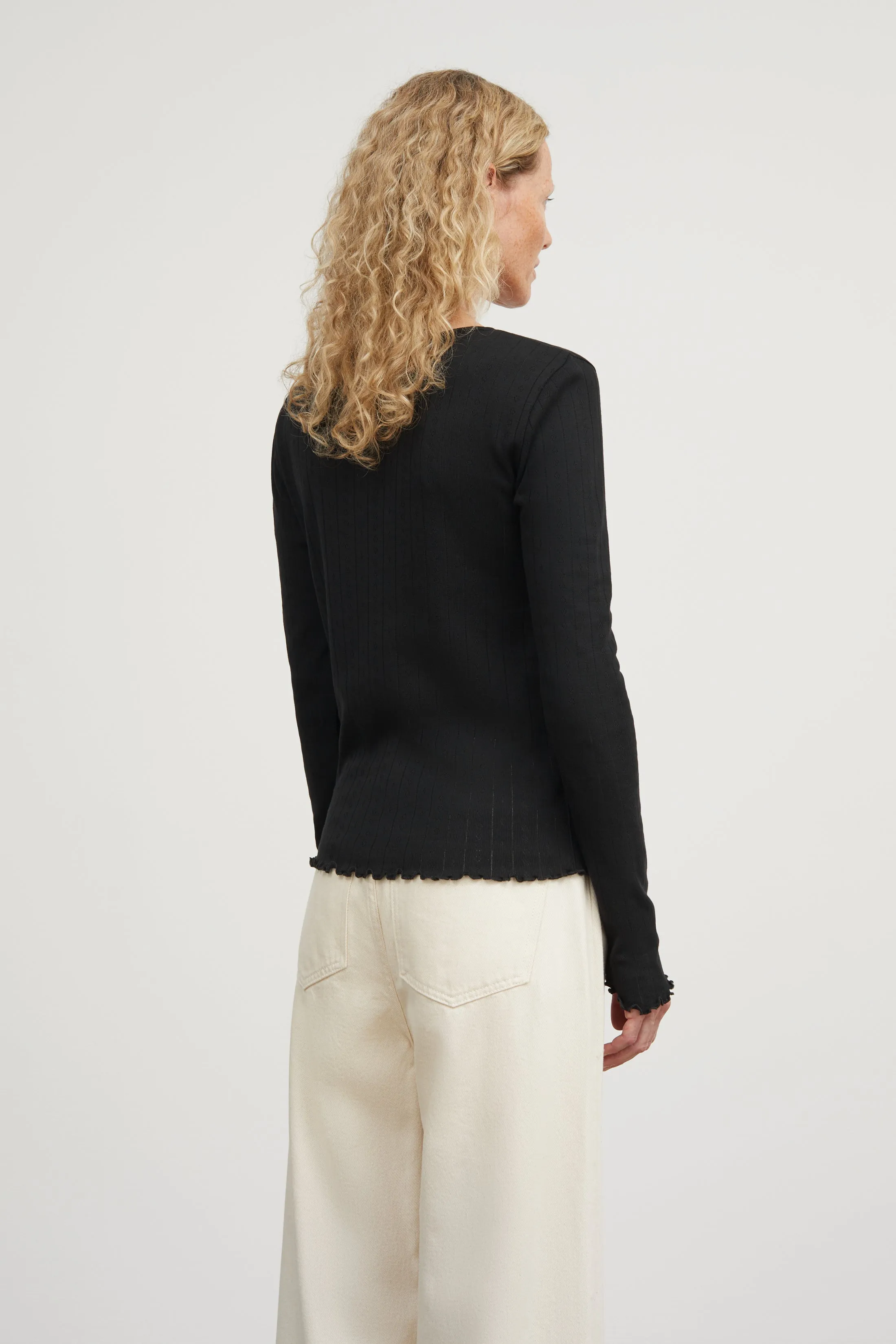Edie cardigan - Black sold by Skall Studio product image thumbnail 3