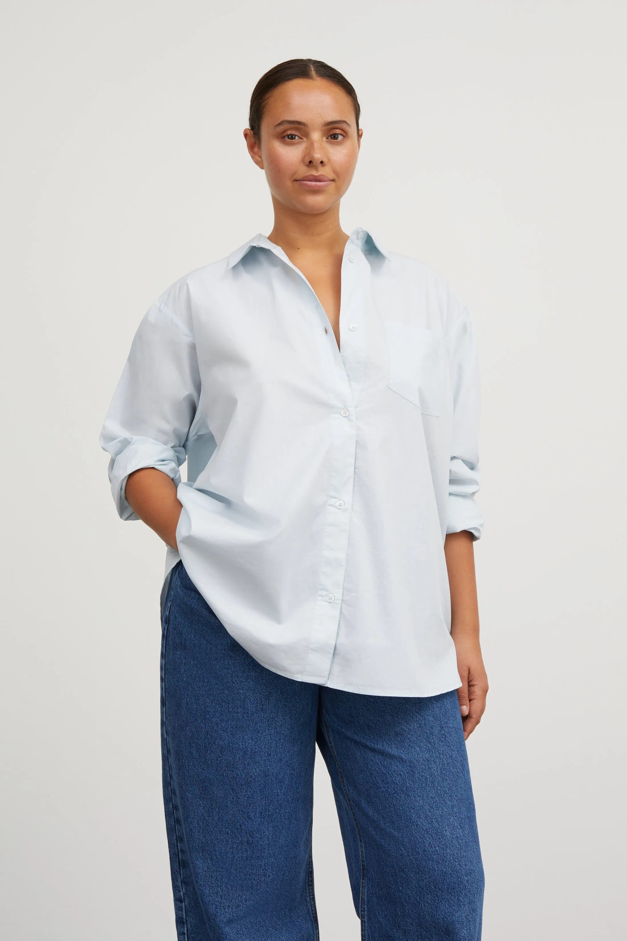 Edgar Shirt - Light Blue sold by Skall Studio product image thumbnail 2