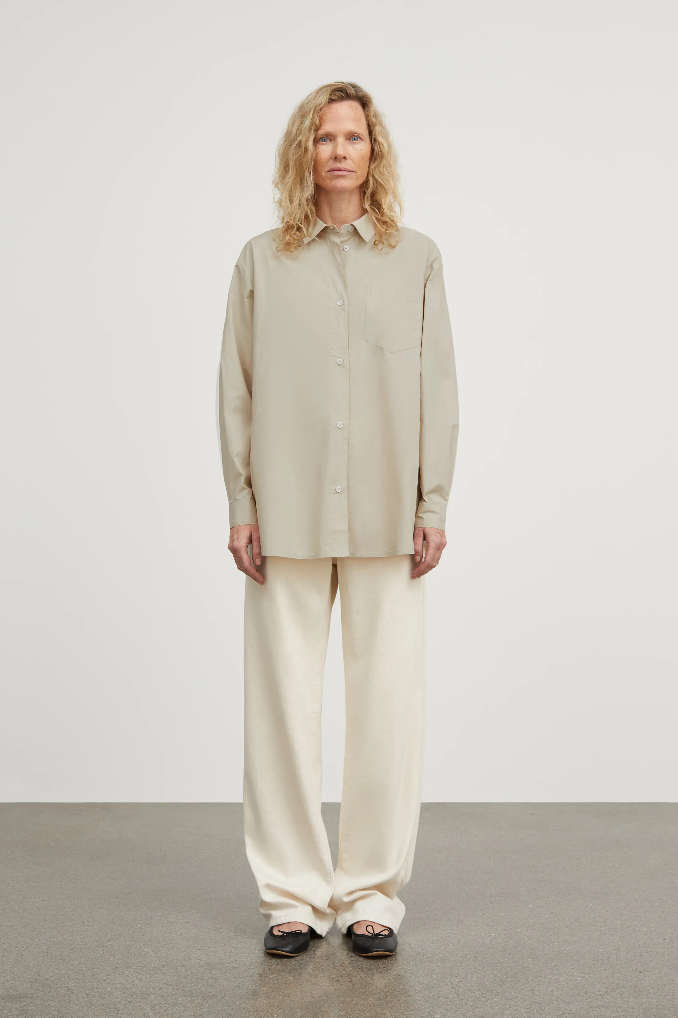 Edgar Shirt - Light grey sold by Skall Studio product image thumbnail 3