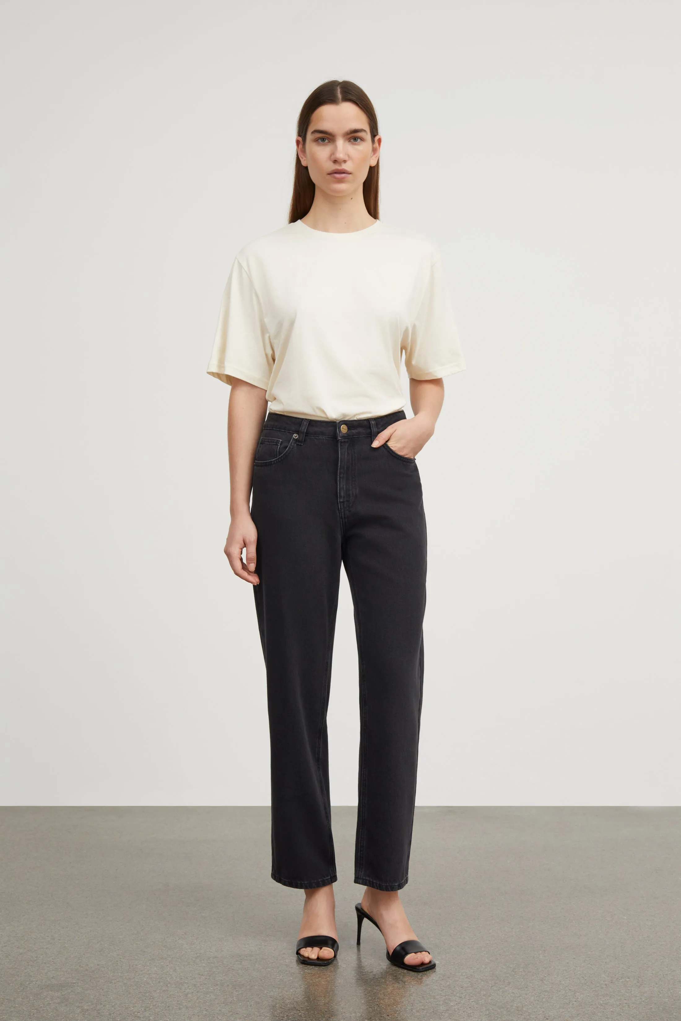 Andy oversize tee - Light Cream sold by Skall Studio product image thumbnail 3