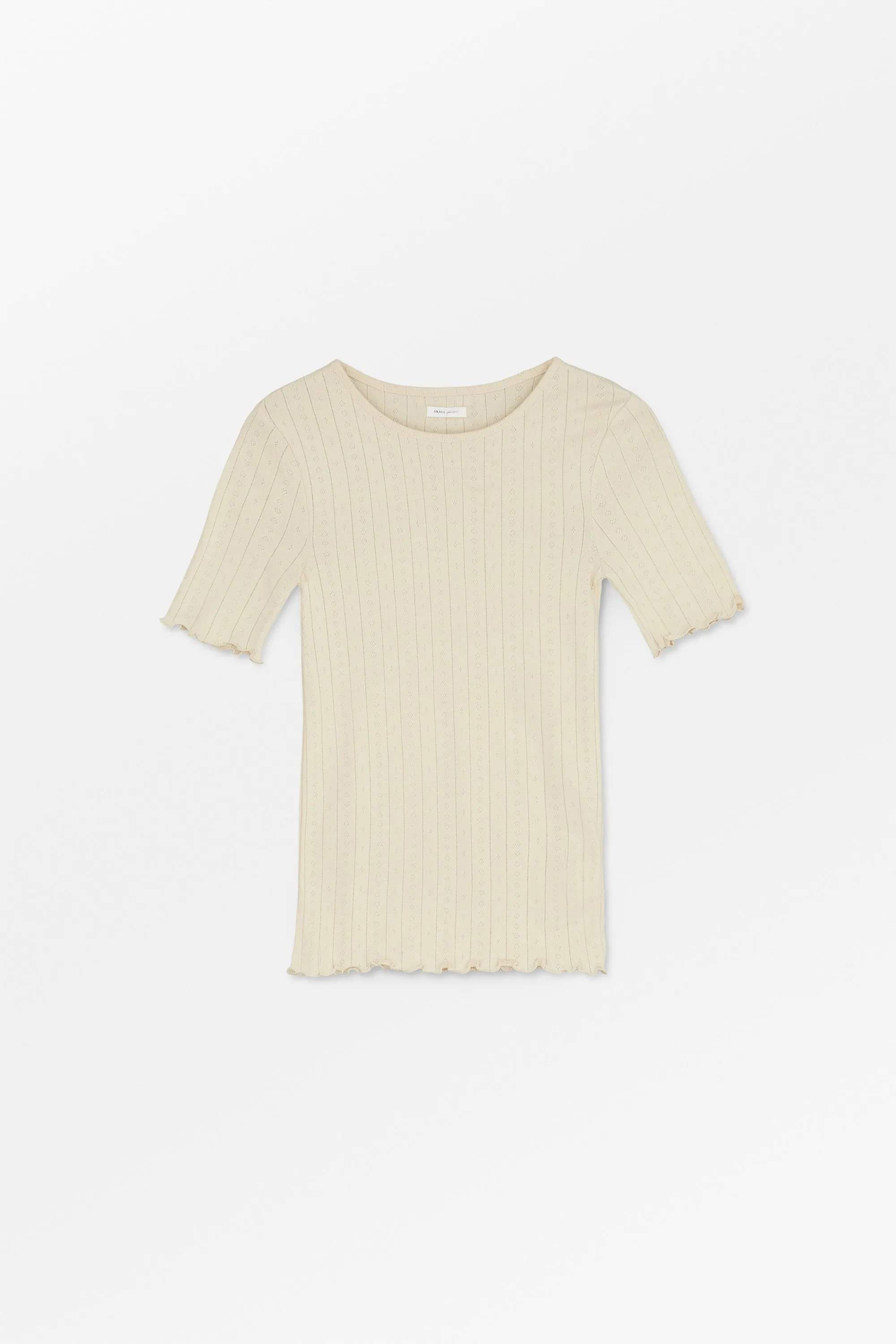 Edie tee - Light beige sold by Skall Studio