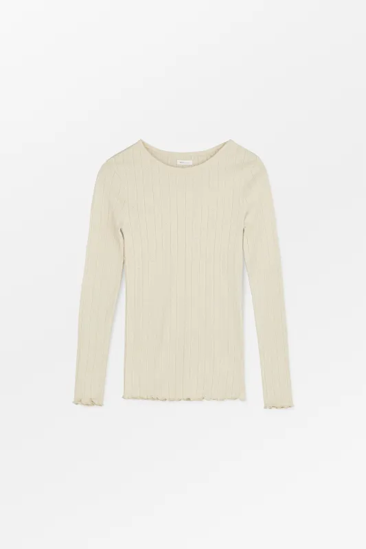 Edie blouse - Light beige sold by Skall Studio