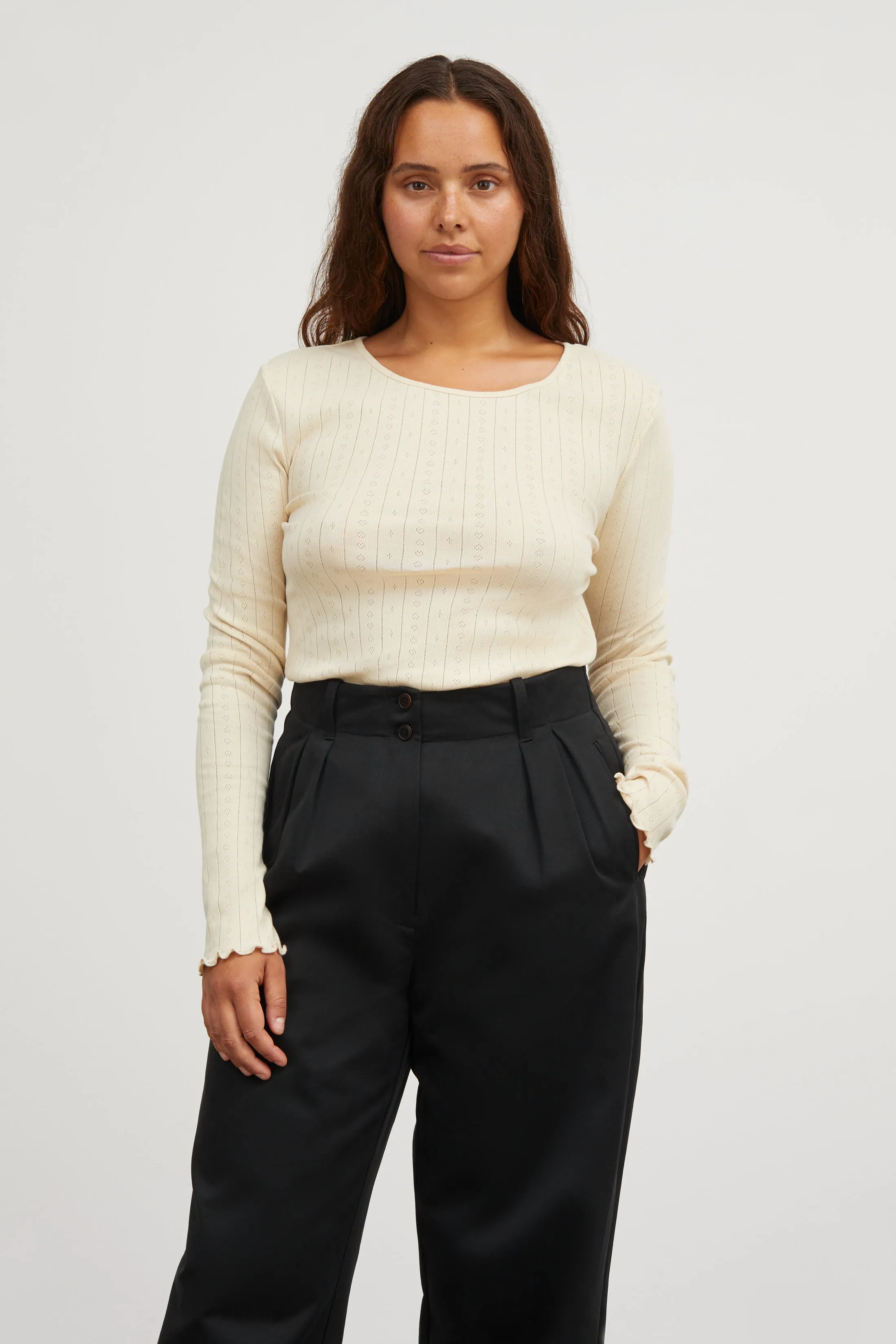 Edie blouse - Light beige sold by Skall Studio product image thumbnail 2