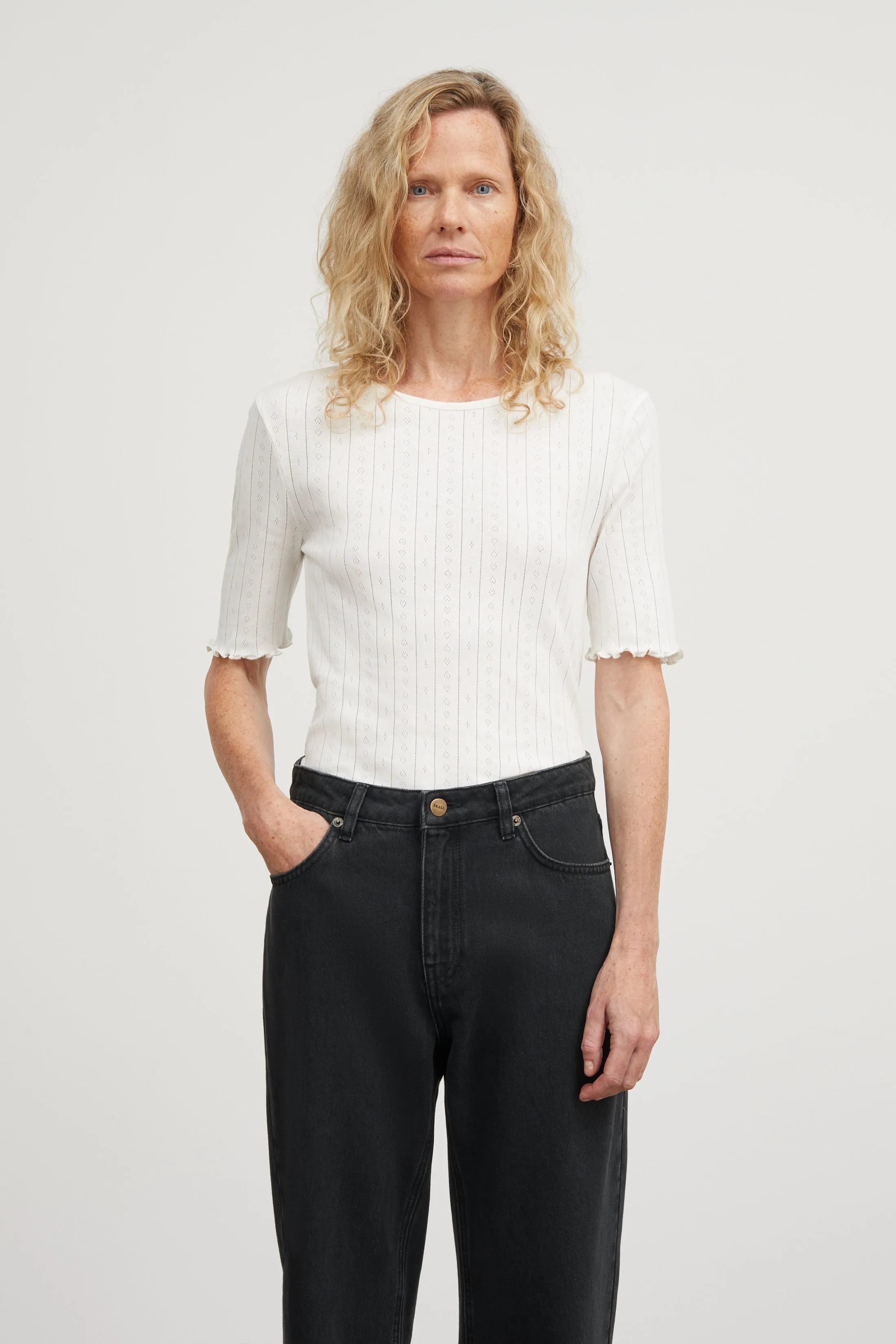 Edie tee - Off white sold by Skall Studio product image thumbnail 2