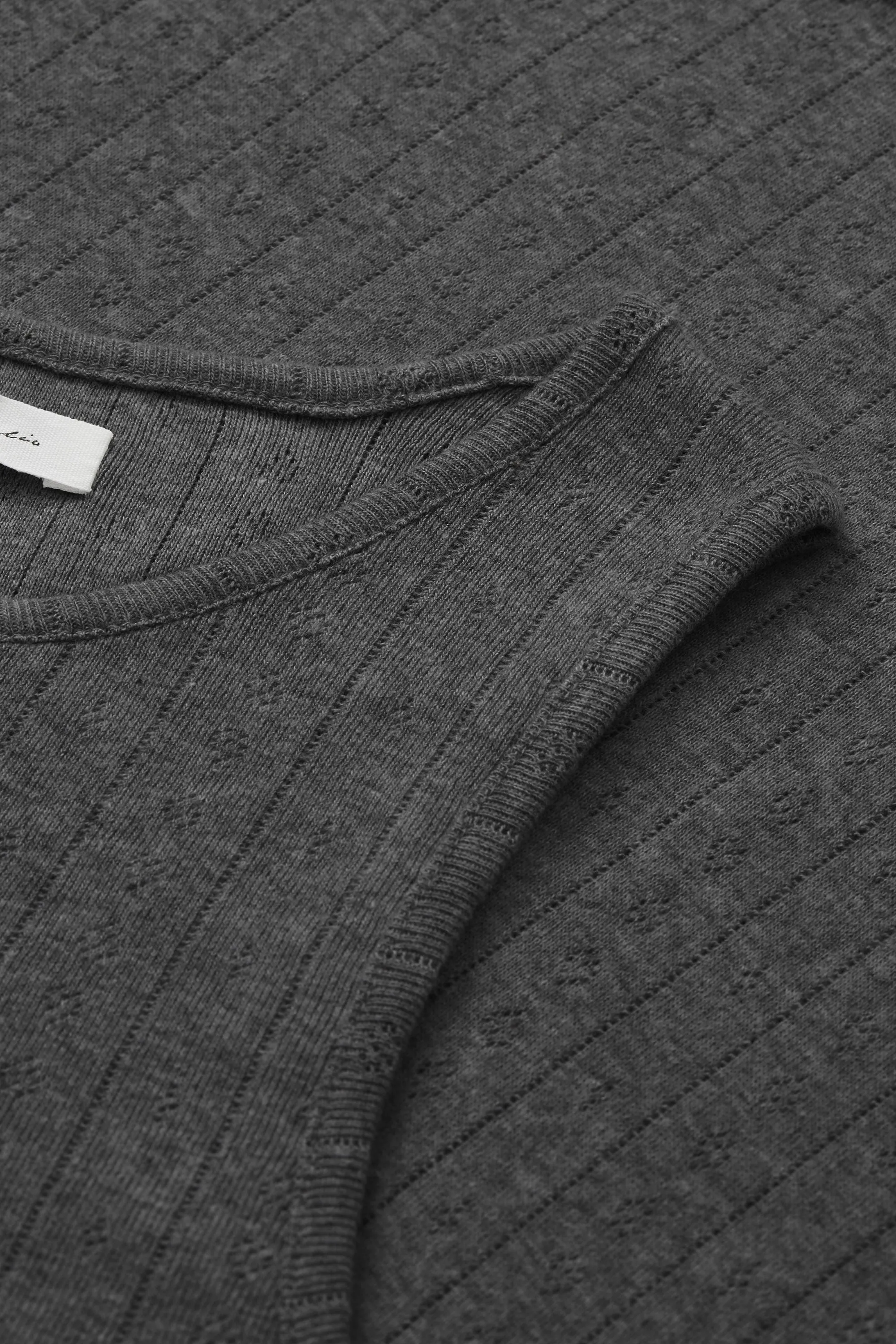 Edie tank top - Dark grey melange sold by Skall Studio product image thumbnail 3