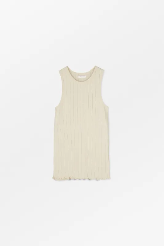 Edie tank top - Light beige made by Skall Studio