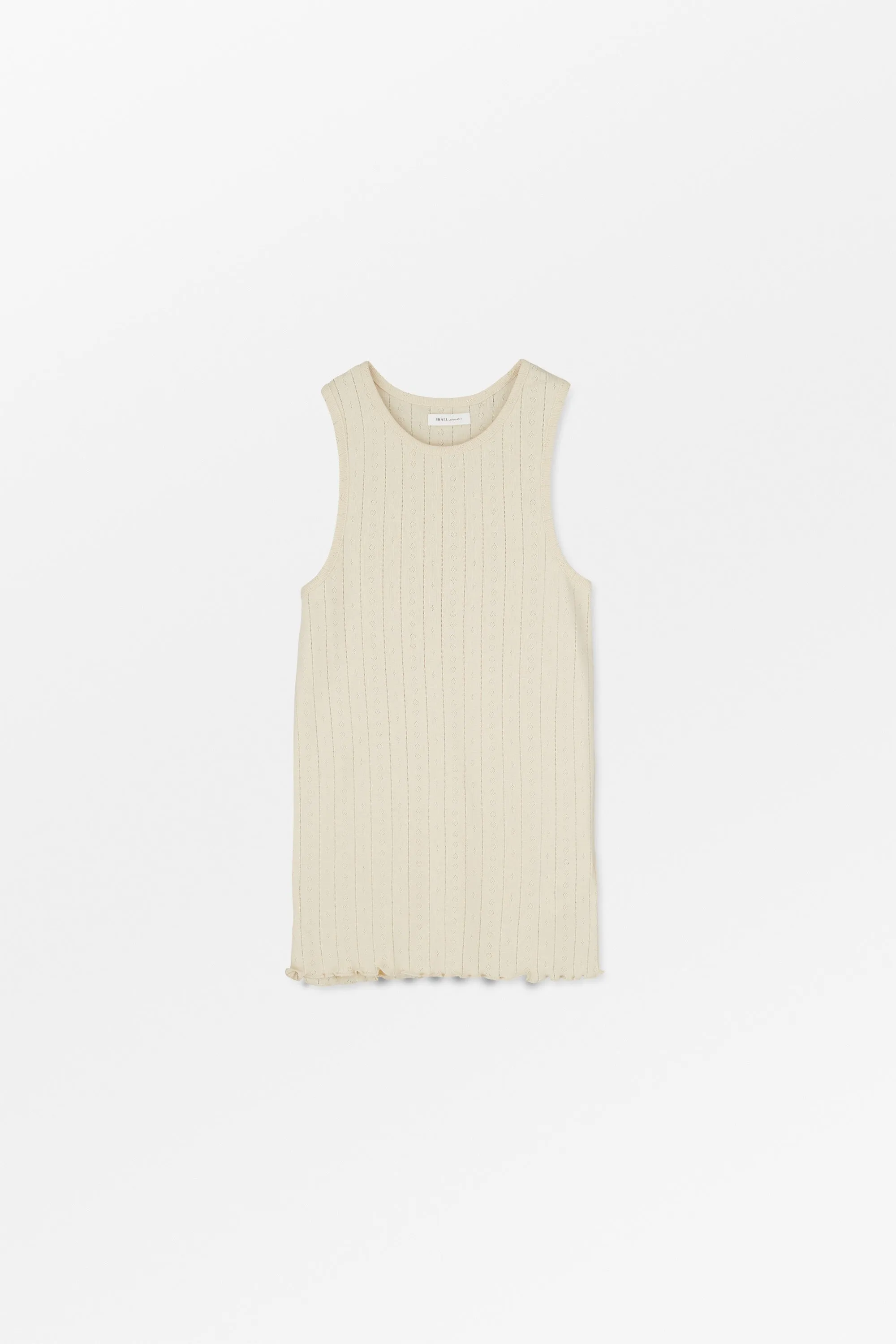 Edie tank top - Light beige sold by Skall Studio