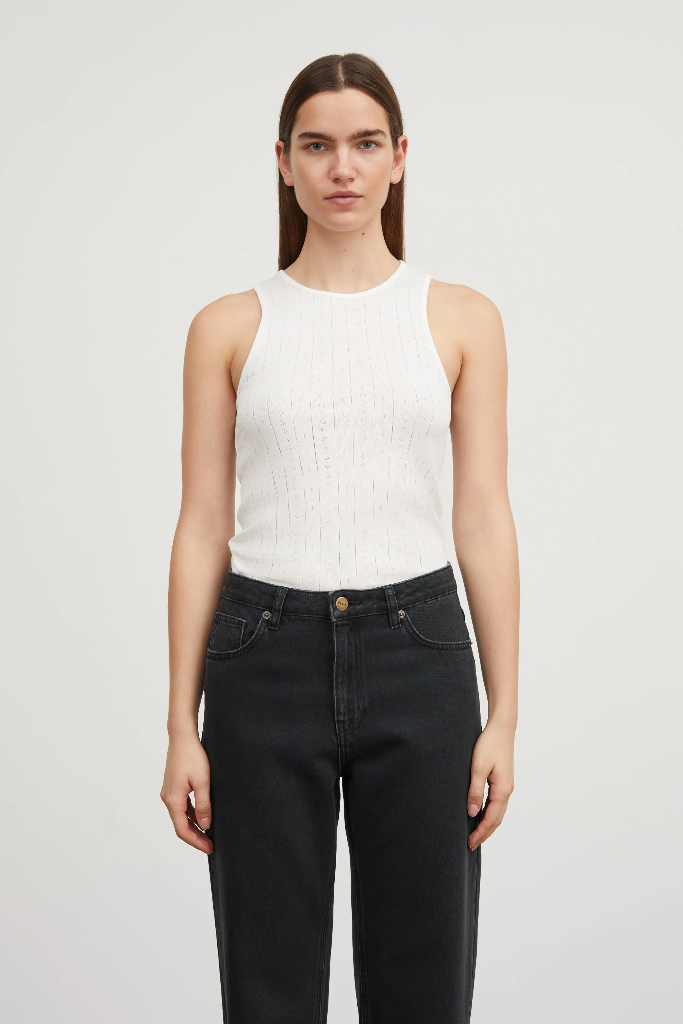Edie tank top - Off white sold by Skall Studio product image thumbnail 2