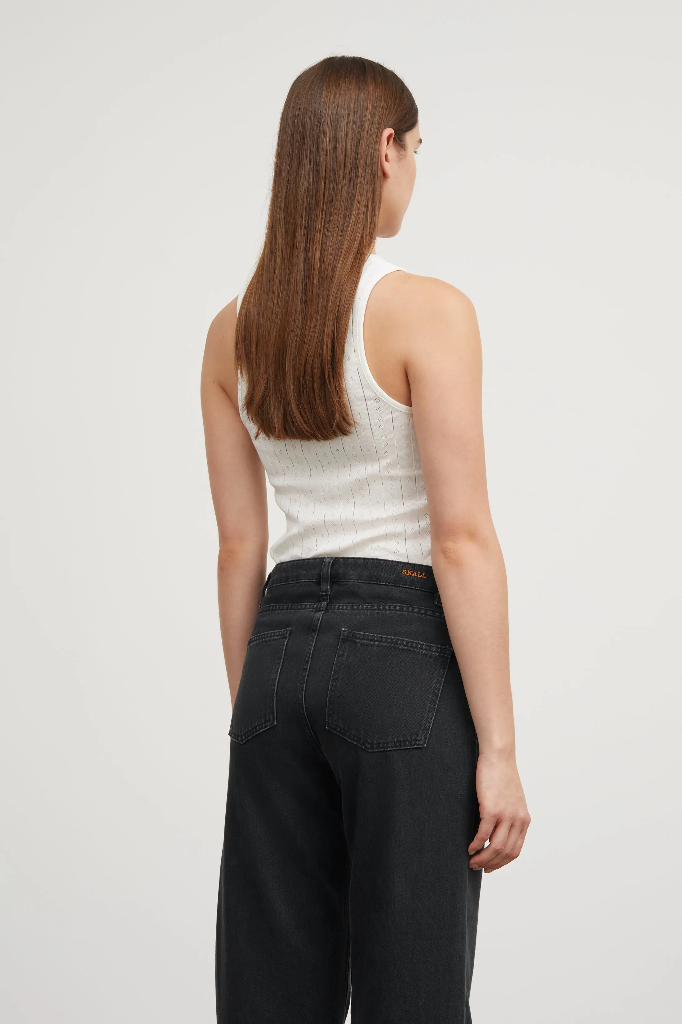 Edie tank top - Off white sold by Skall Studio product image thumbnail 3