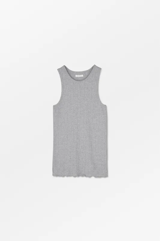 Edie tank top - Grey melange made by Skall Studio