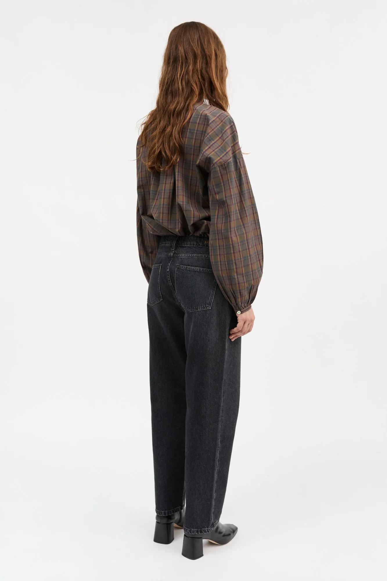 CIlla shirt - Green/Red check sold by Skall Studio product image thumbnail 4