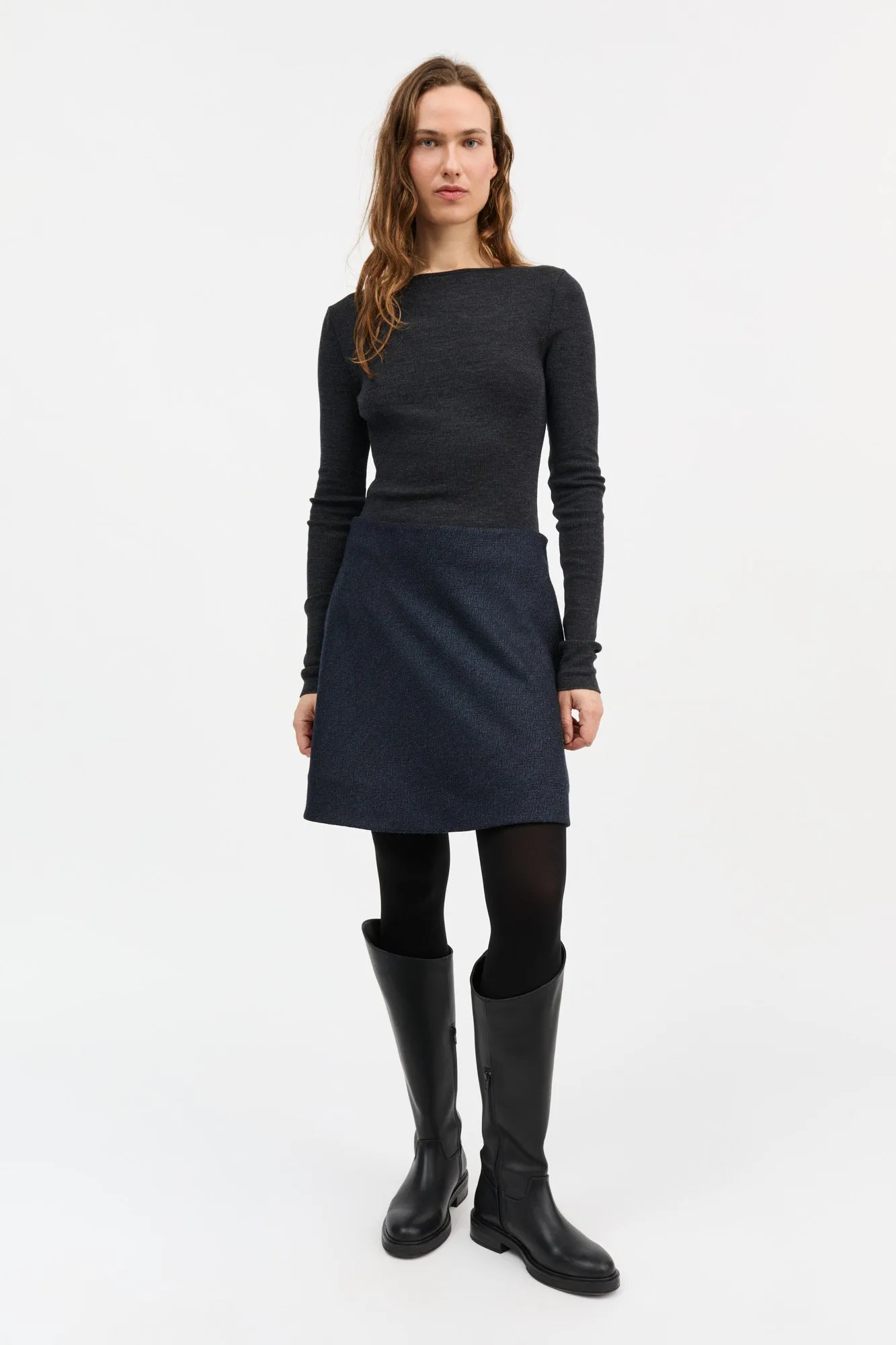 Fifi skirt - Navy black sold by Skall Studio product image thumbnail 2