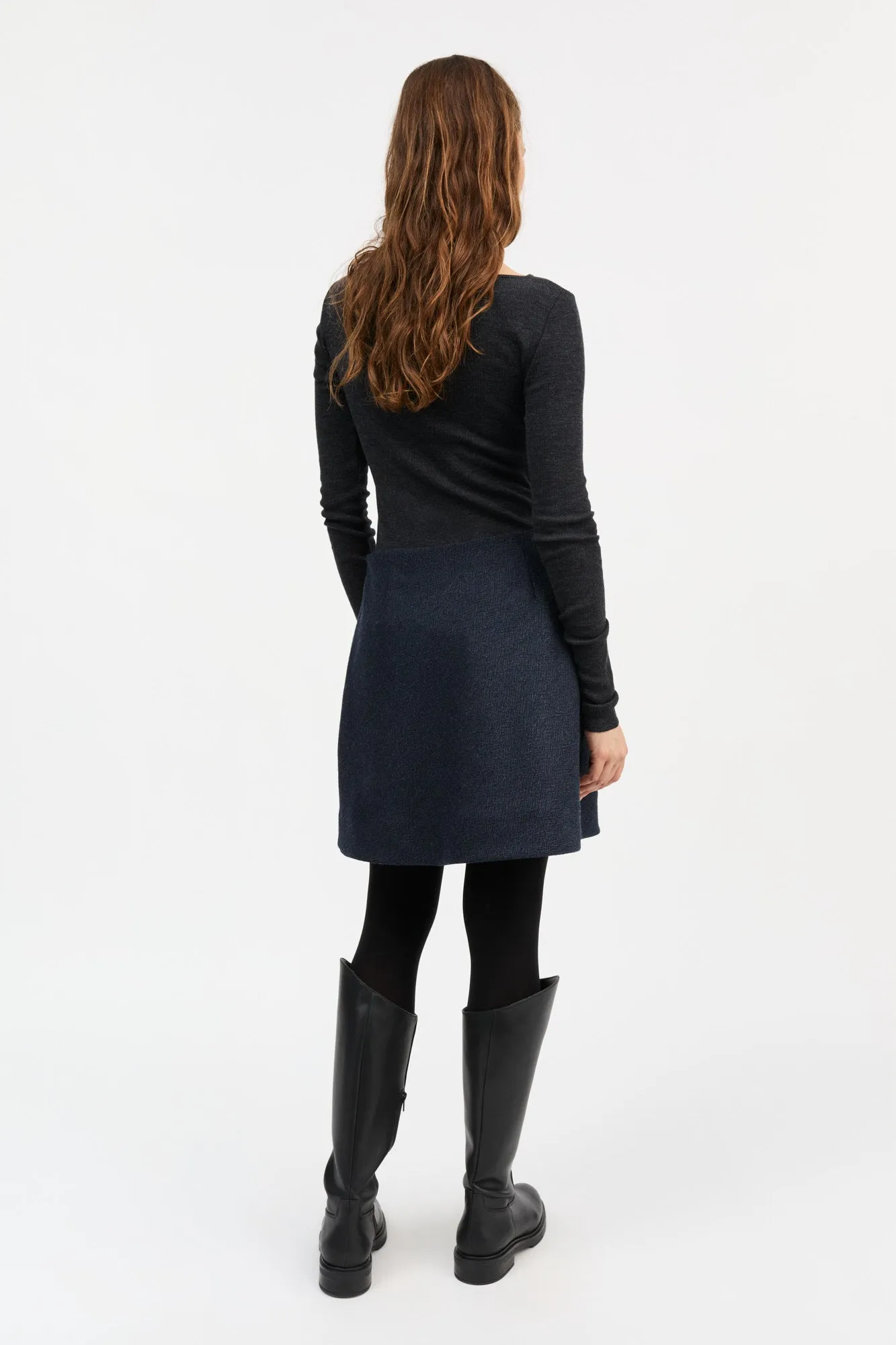Fifi skirt - Navy black sold by Skall Studio product image thumbnail 4