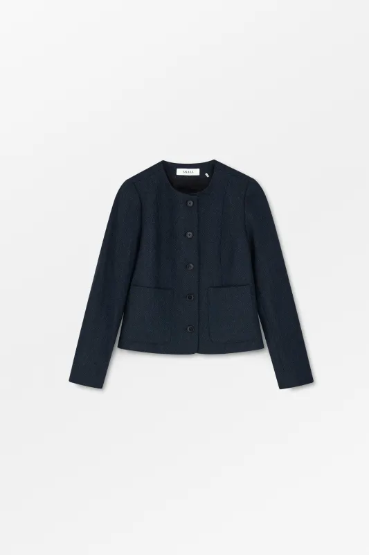 Mona jacket - Navy black made by Skall Studio
