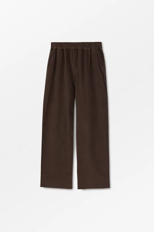 Jasmine pants - Dark brown made by Skall Studio