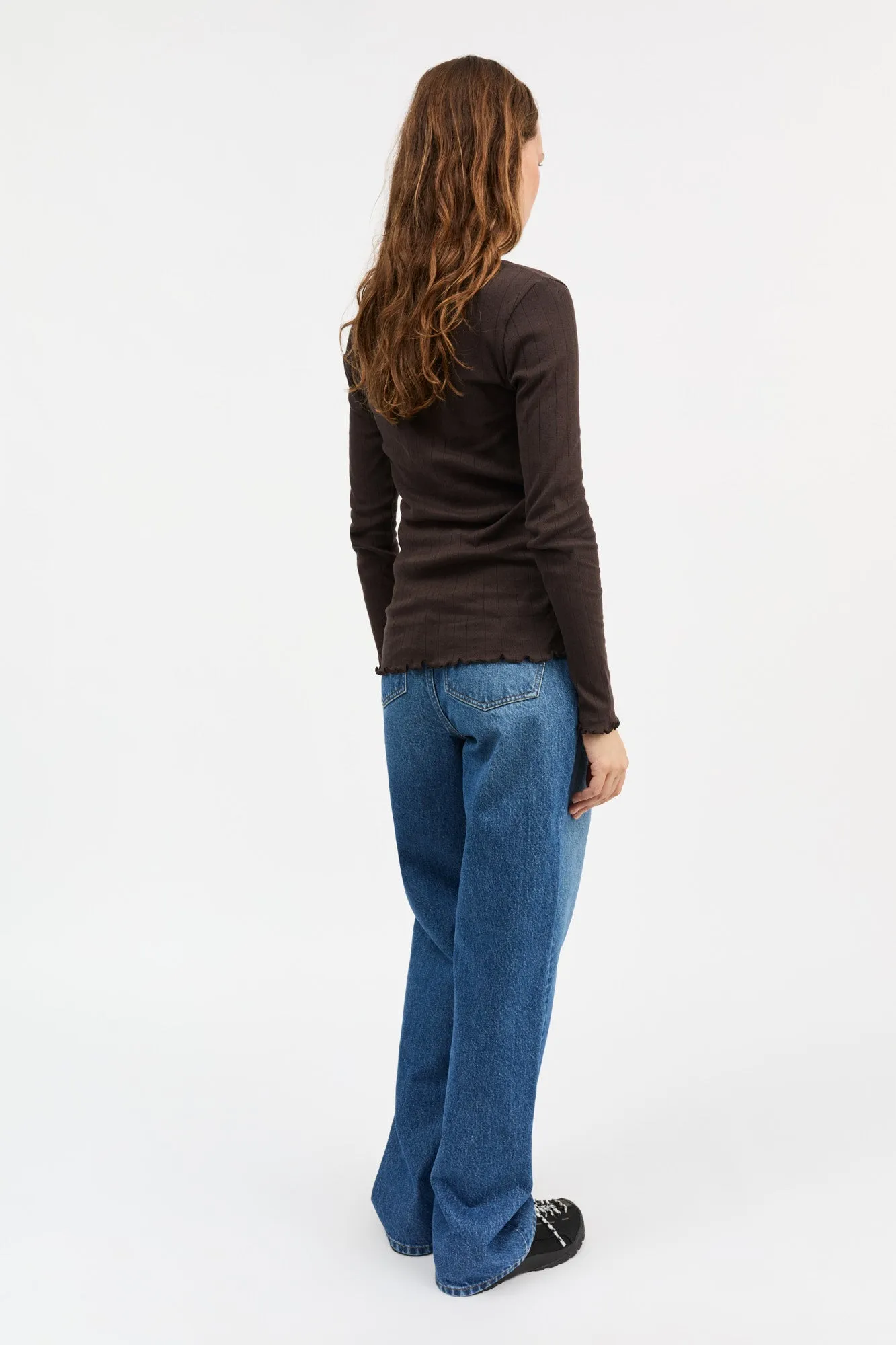 Edie blouse - Dark brown sold by Skall Studio product image thumbnail 4