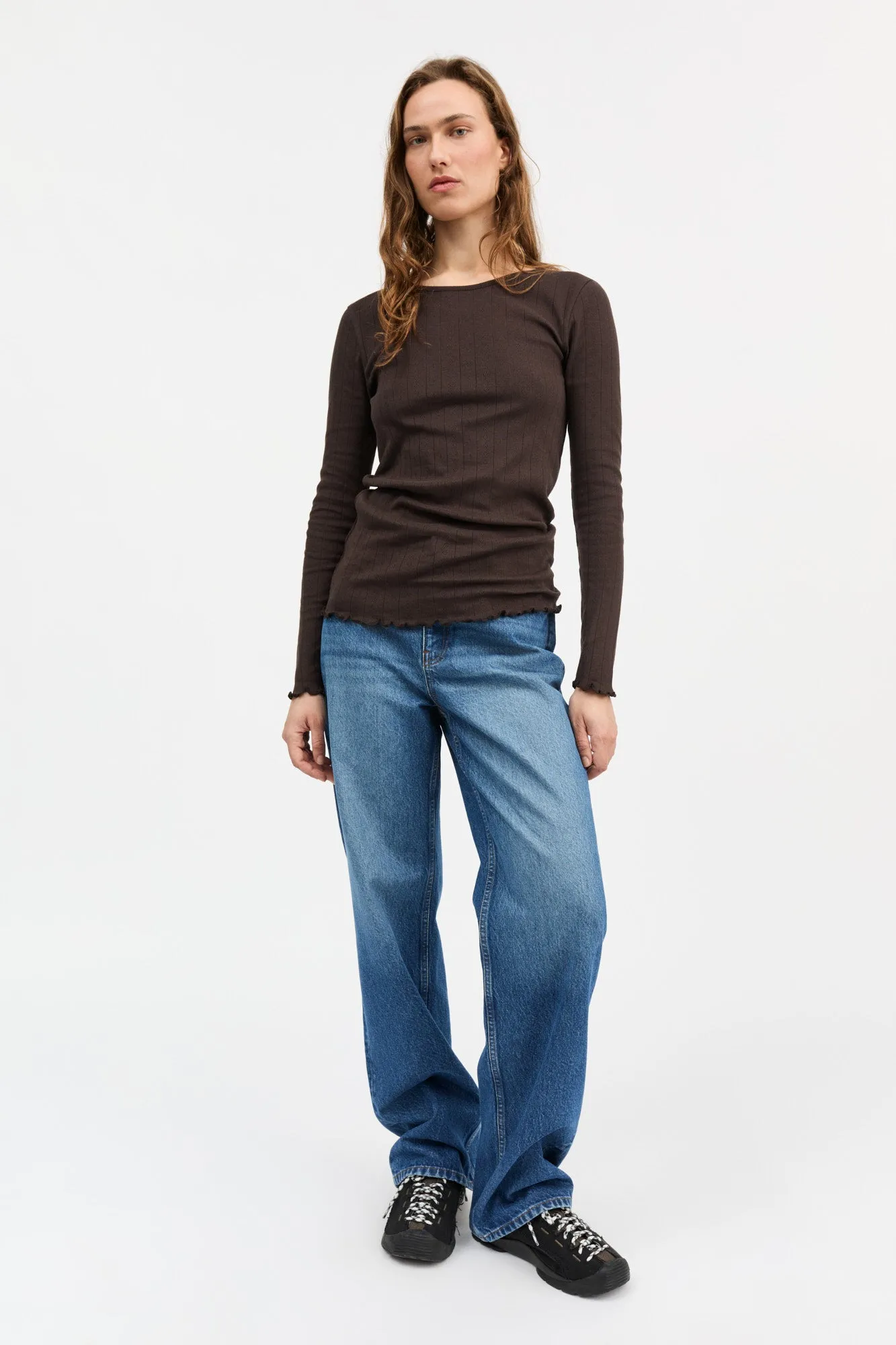 Edie blouse - Dark brown sold by Skall Studio product image thumbnail 3