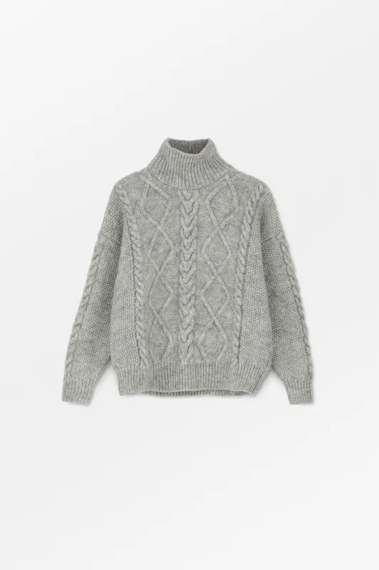 Magda knit - Light grey made by Skall Studio