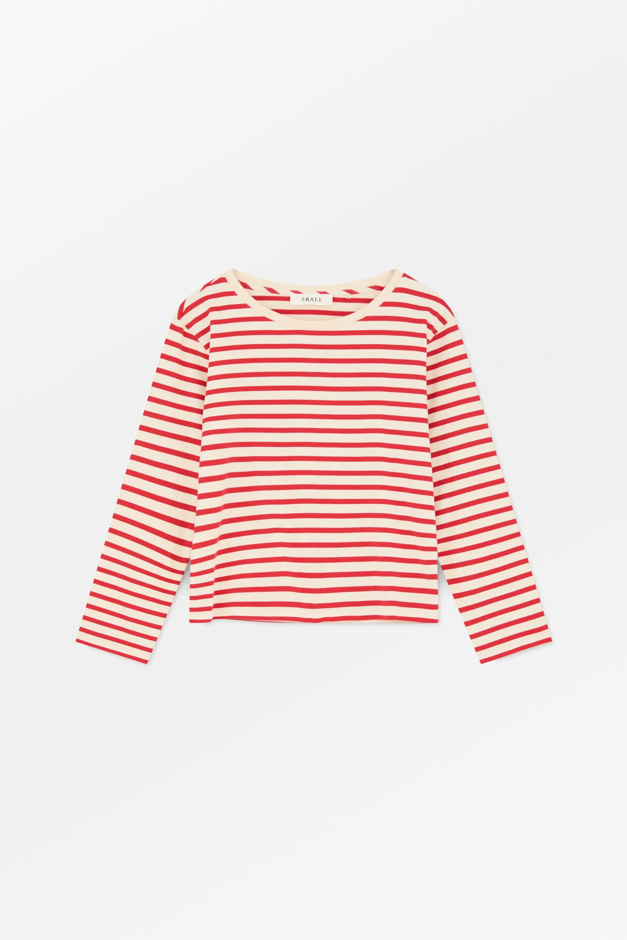 Marron oversized blouse - Off white/Red stripe sold by Skall Studio