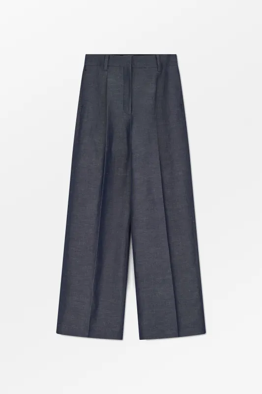 Thom trousers - Night blue sold by Skall Studio